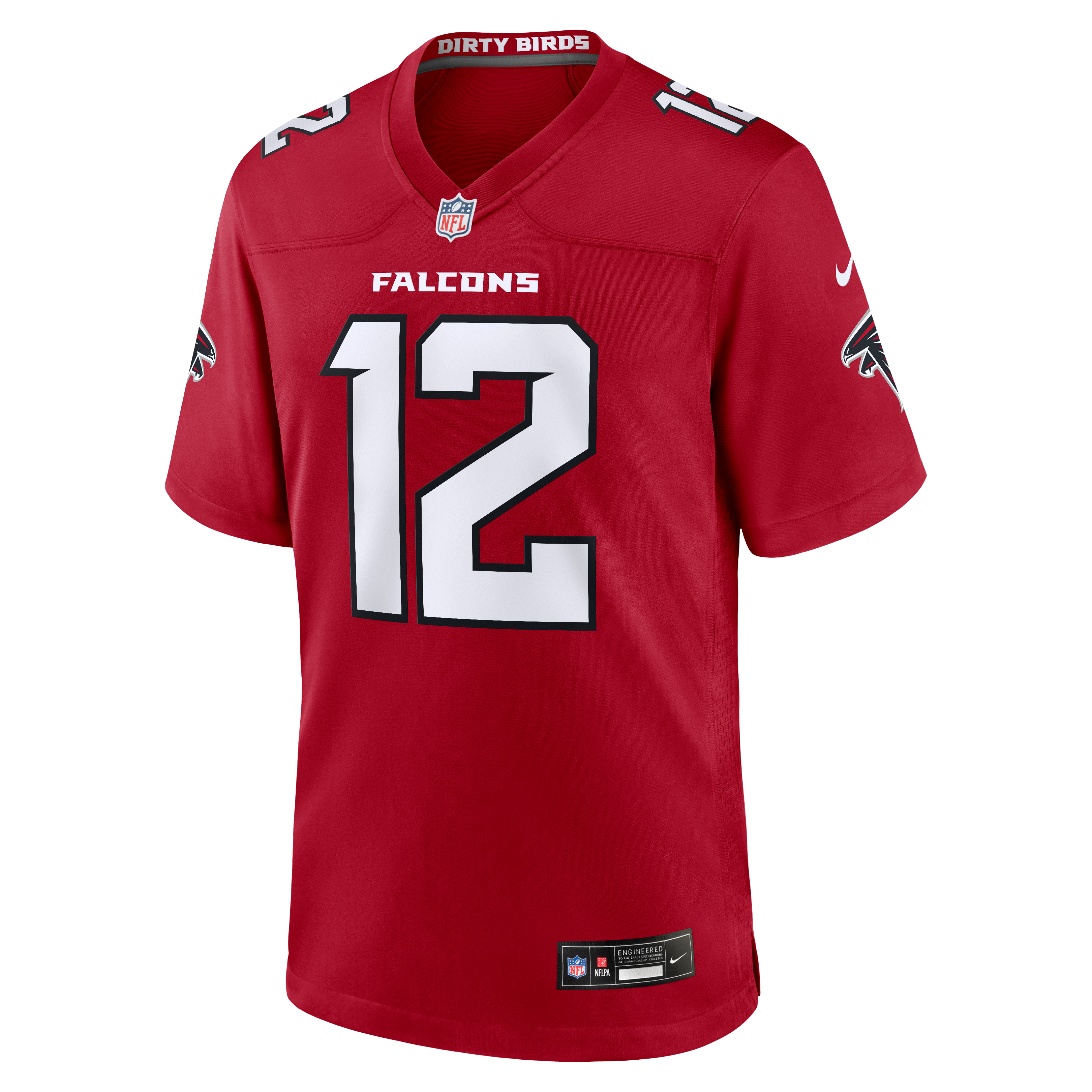 Maillot de match Nike Avieon Terrell rouge des Falcons d'Atlanta pour homme