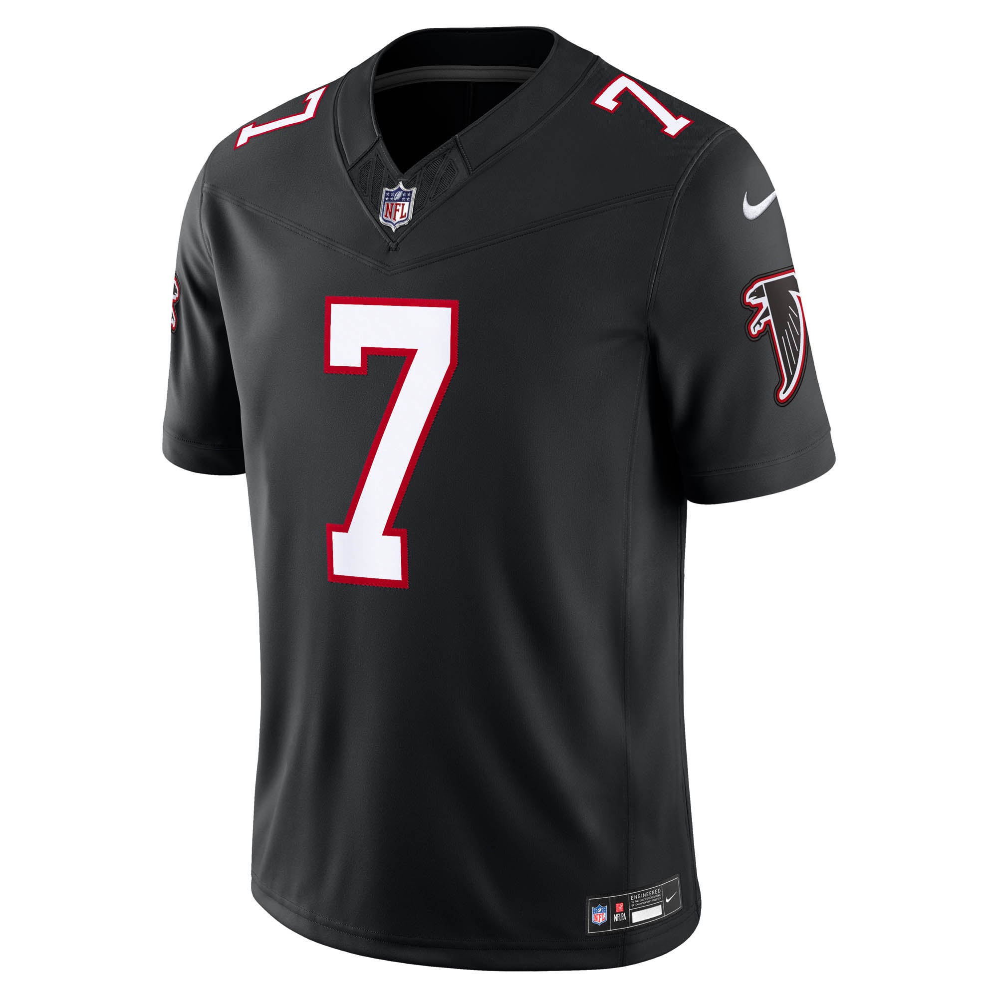 Men's Nike Bijan Robinson White Atlanta Falcons Vapor F.U.S.E. Stitched Limited Jersey