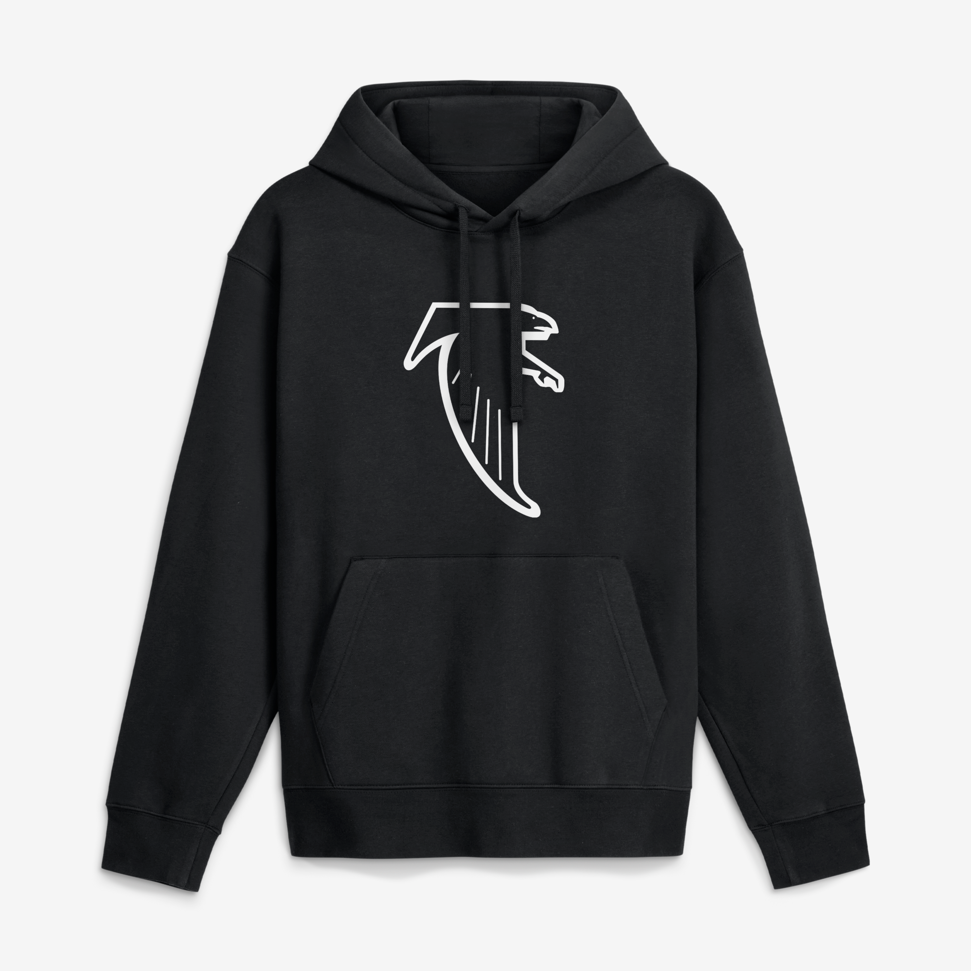 Sweat à capuche Nike Bijan Robinson noir Atlanta Falcons pour homme, avec nom et numéro