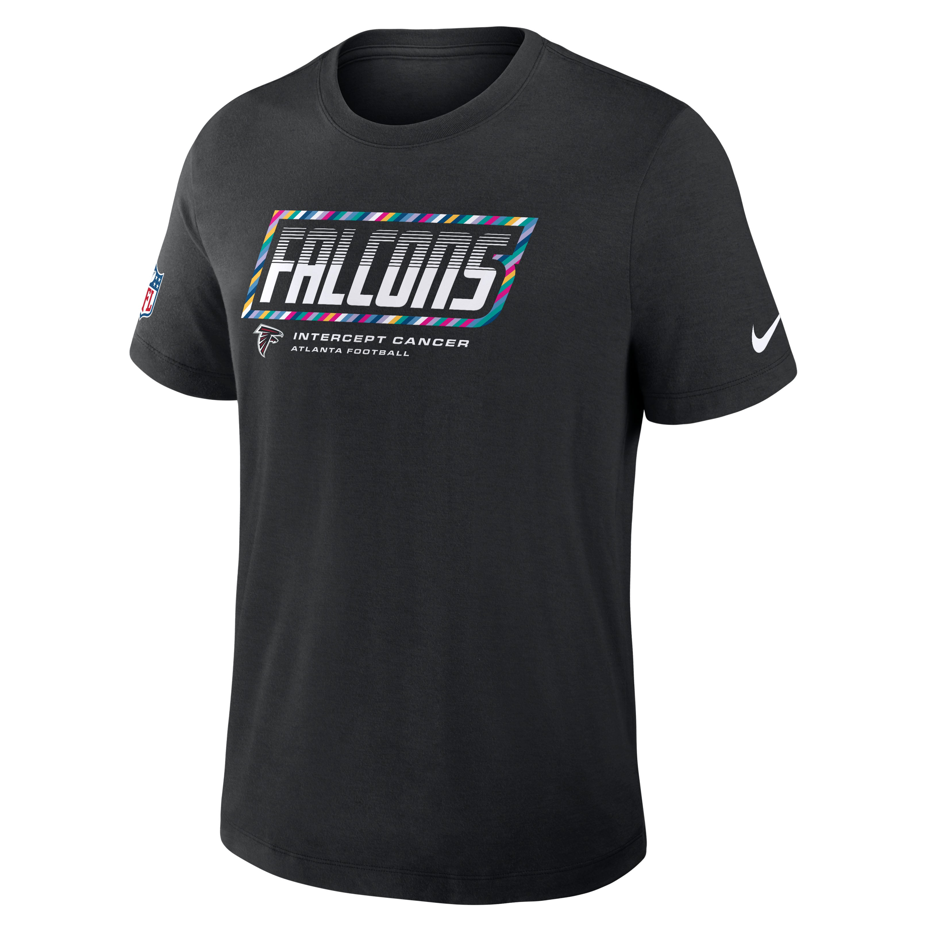 Men's Nike Black Atlanta Falcons 2026 NFL Crucial Catch Tri-Blend Dri-FIT T-Shirt