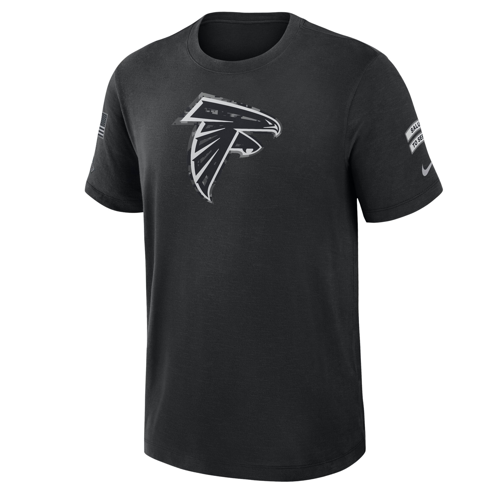 T-shirt Nike Atlanta Falcons 2026 Salute to Service noir pour homme