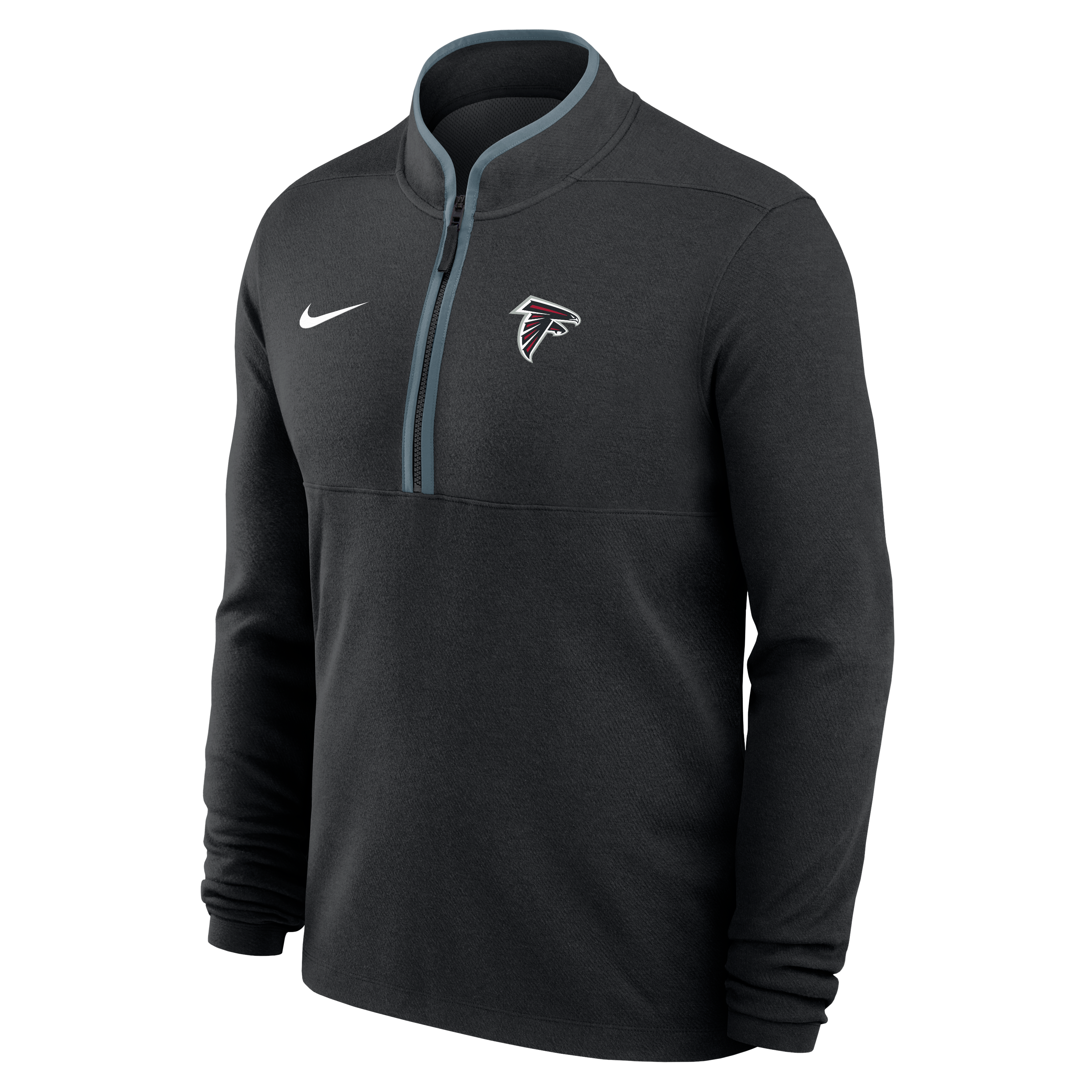 Pull-over Nike Atlanta Falcons Dri-FIT Victory à demi-zip noir pour homme