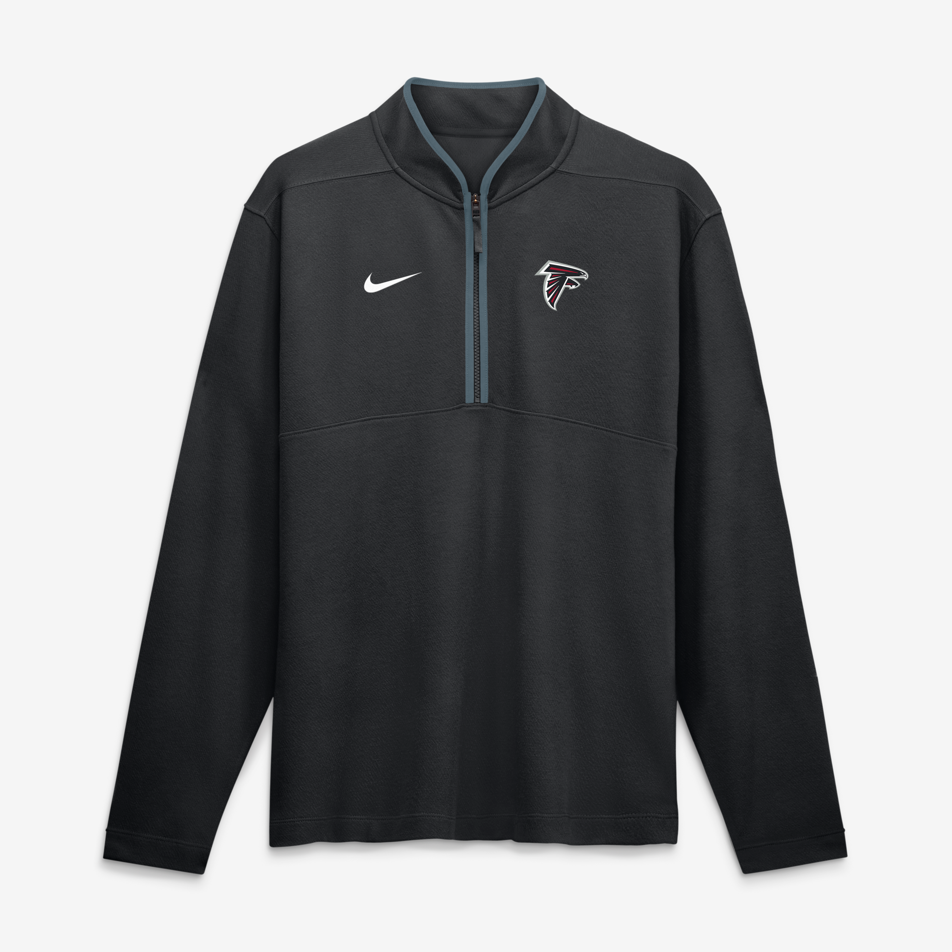 Pull-over Nike Atlanta Falcons Dri-FIT Victory à demi-zip noir pour homme