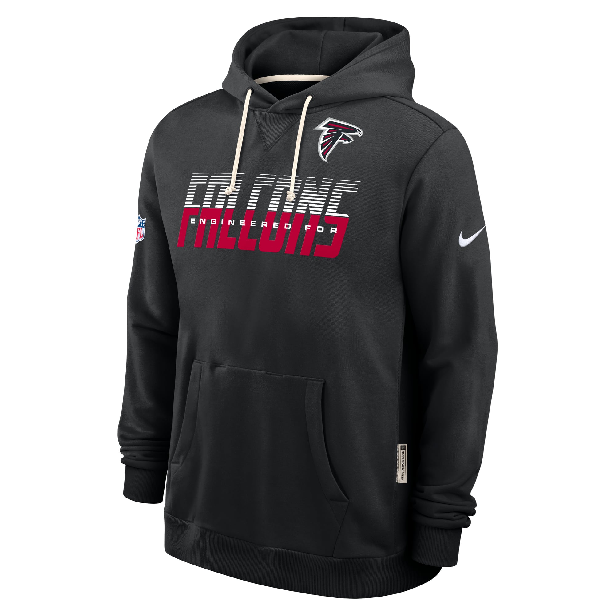 Men's Nike Atlanta Falcons Sideline Standard Issue Top Prospect Dri-FIT Hoodie