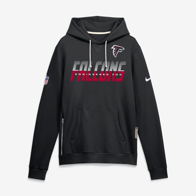 Atlanta Falcons Nike Sideline Standard Issue Top Prospect Dri-FIT Hoodie - Black