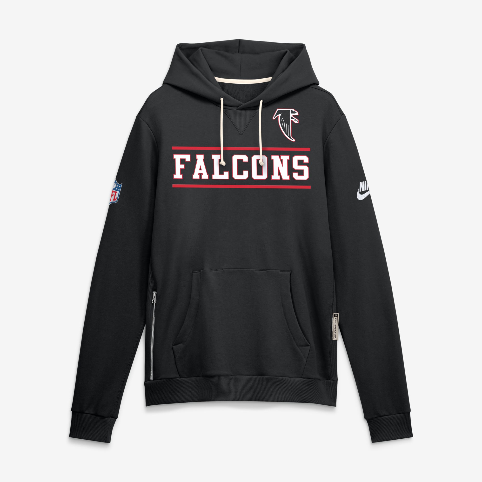 Men's Nike Black Atlanta Falcons Standard Issue Replay Officials Alternate Dri-FIT Hoodie
