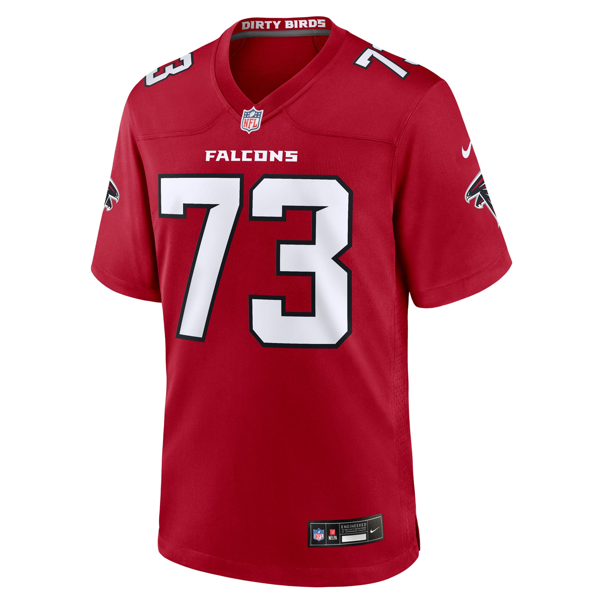 Maillot de match Nike Cameron Williams rouge des Falcons d'Atlanta pour homme