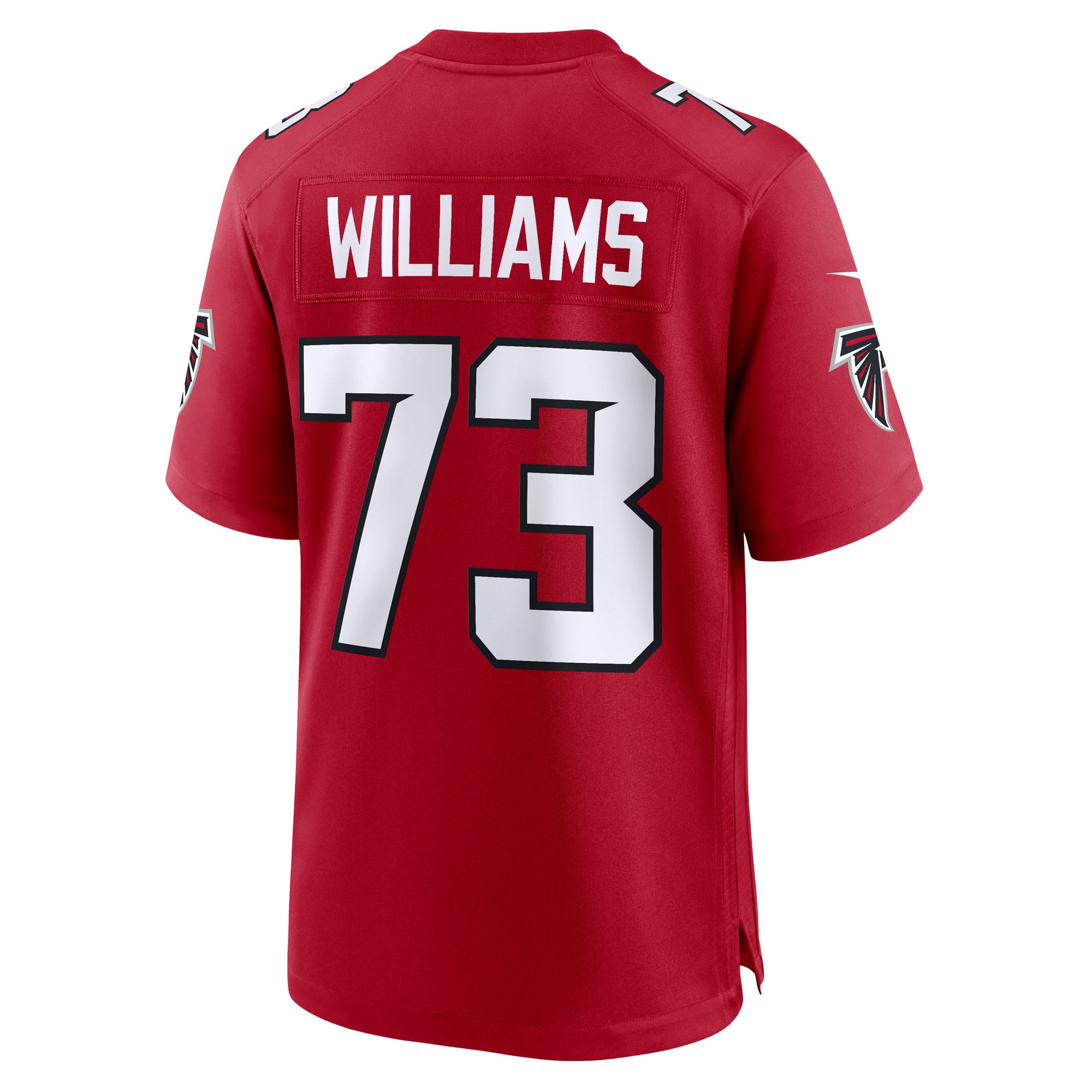 Maillot de match Nike Cameron Williams rouge des Falcons d'Atlanta pour homme