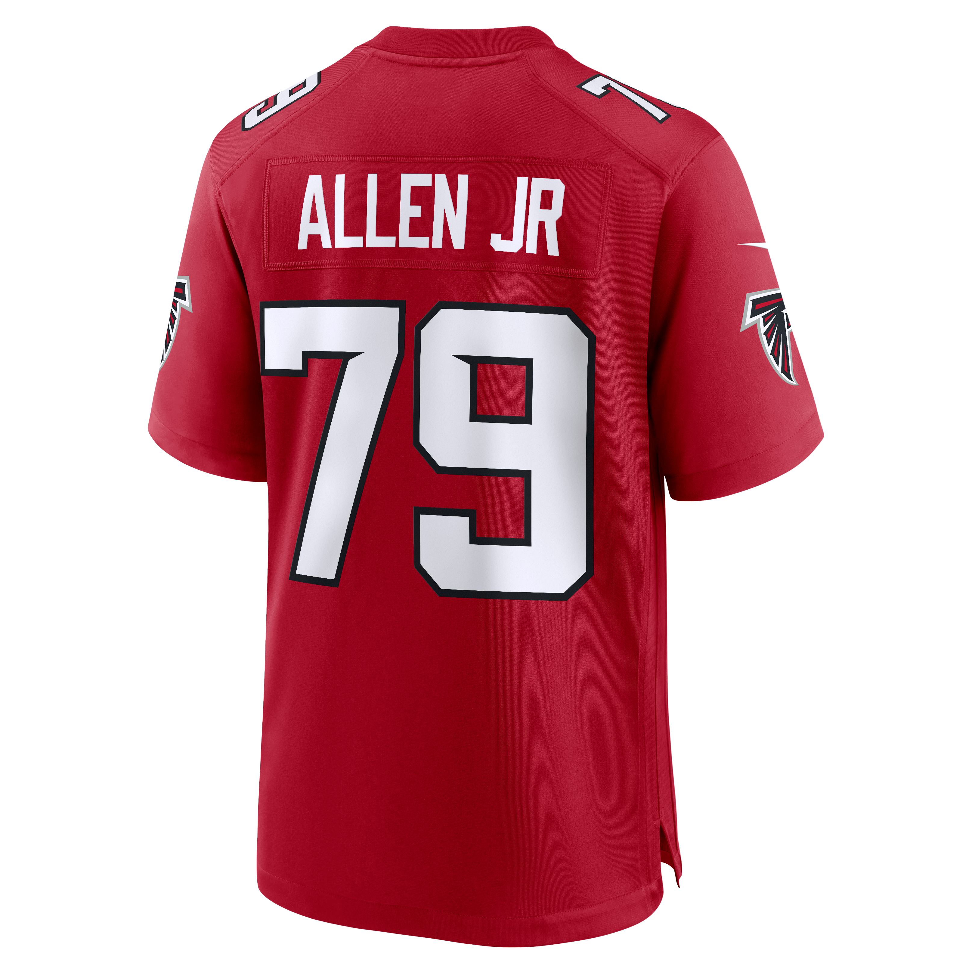 Men's Nike Carlos Allen Jr. Red Atlanta Falcons Team Game Jersey