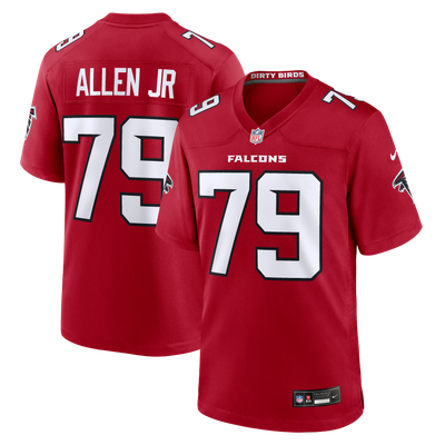 Carlos Allen Jr. Atlanta Falcons Nike Team Game Jersey - Red