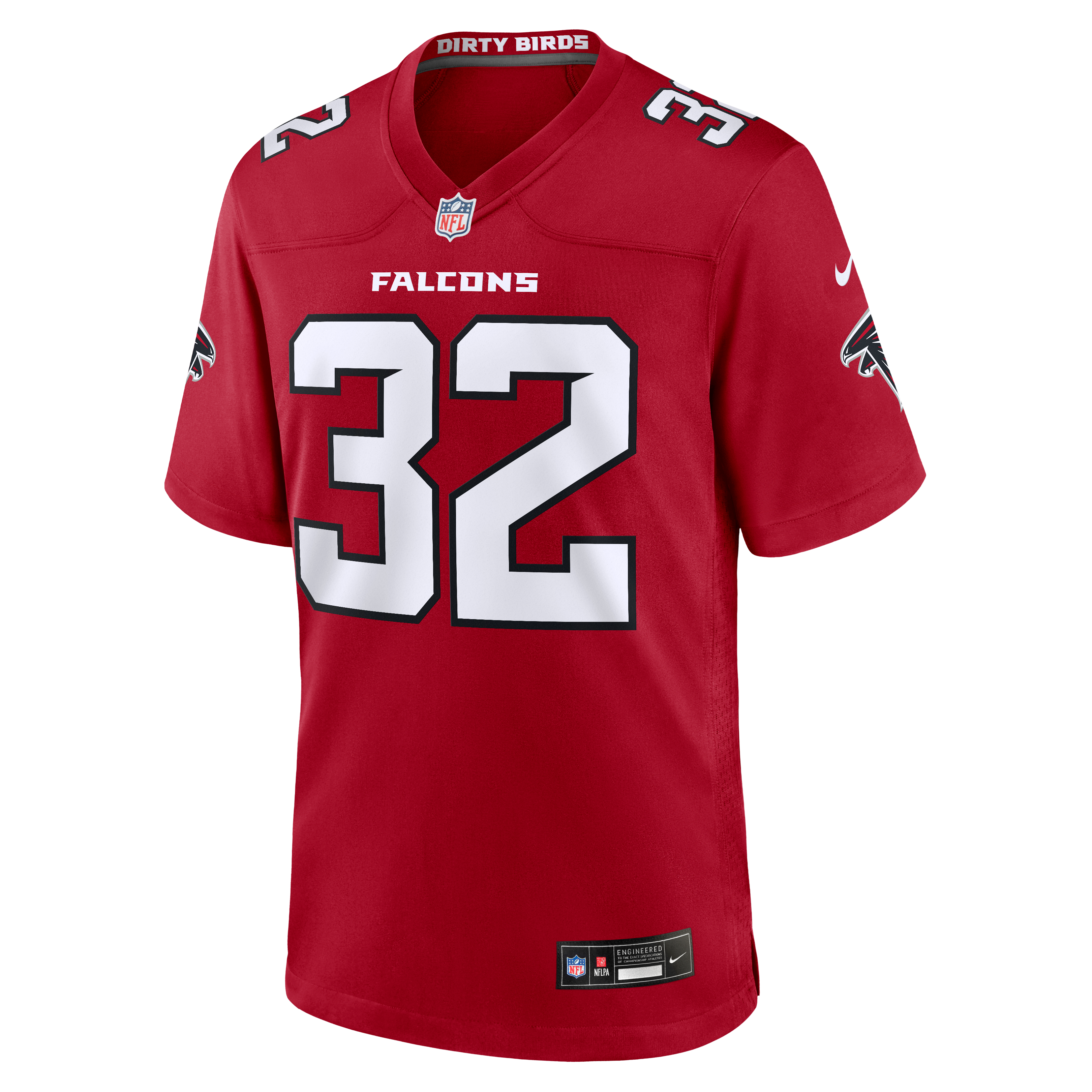 Men's Nike Cash Jones Red Atlanta Falcons Team Game Jersey