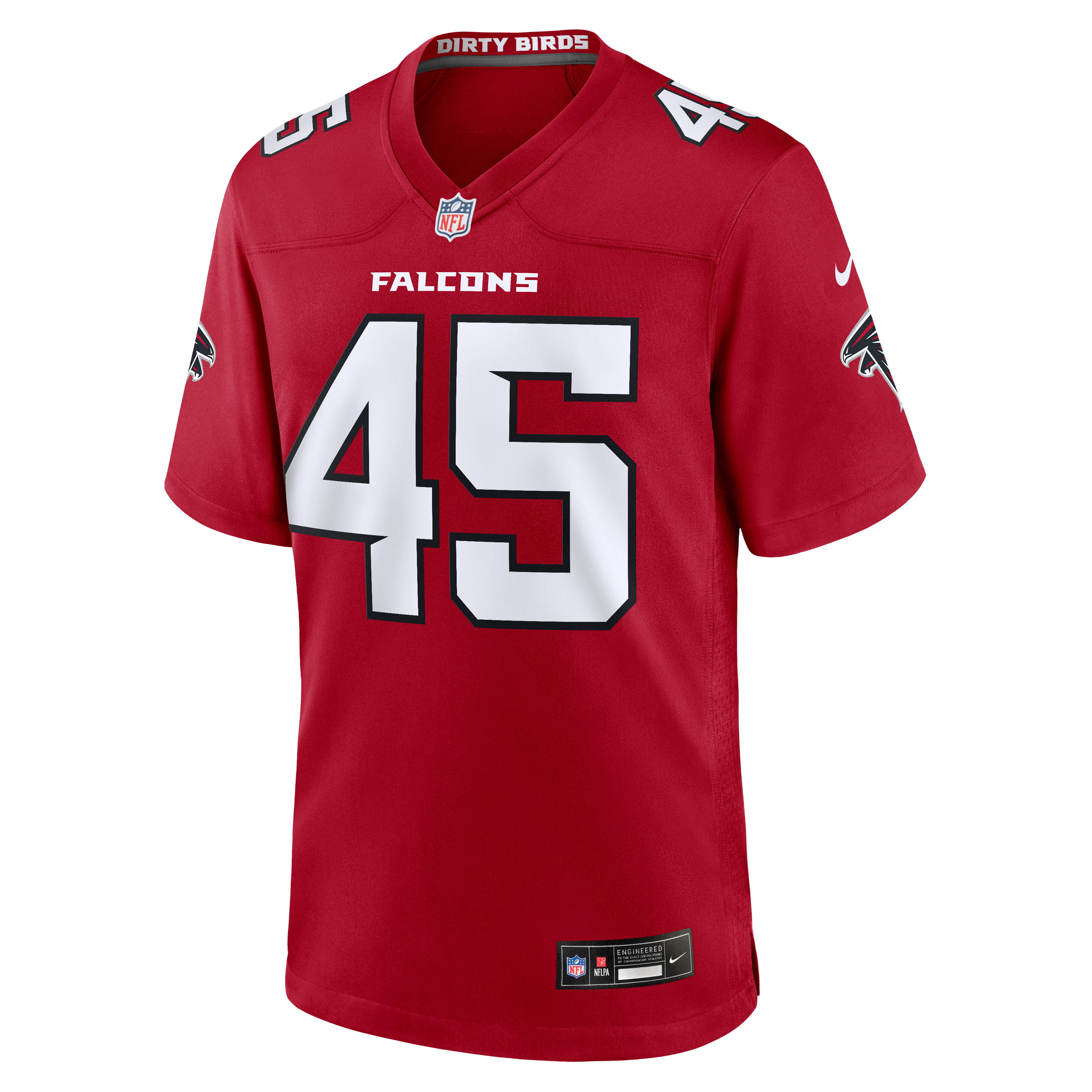 Men's Nike Christian Harris Red Atlanta Falcons Team Game Jersey