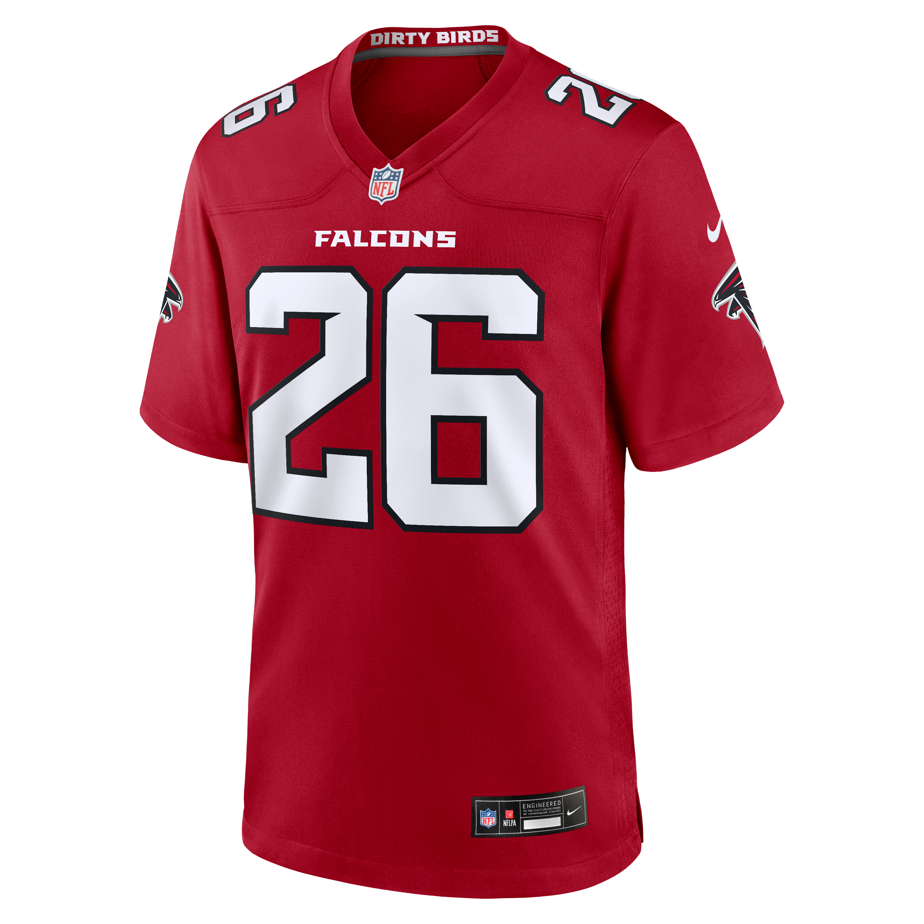 Maillot de match Nike CJ Henderson rouge des Falcons d'Atlanta pour homme
