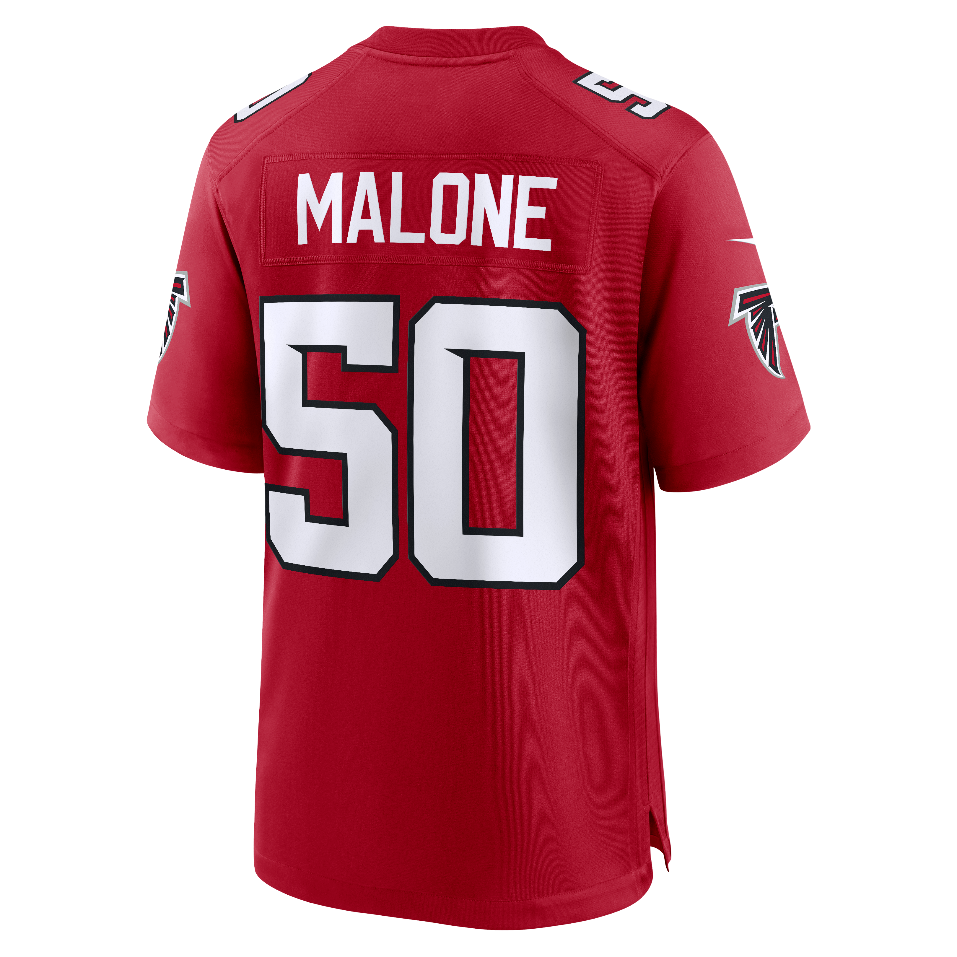 Maillot de match Nike Deangelo Malone rouge des Falcons d'Atlanta pour homme