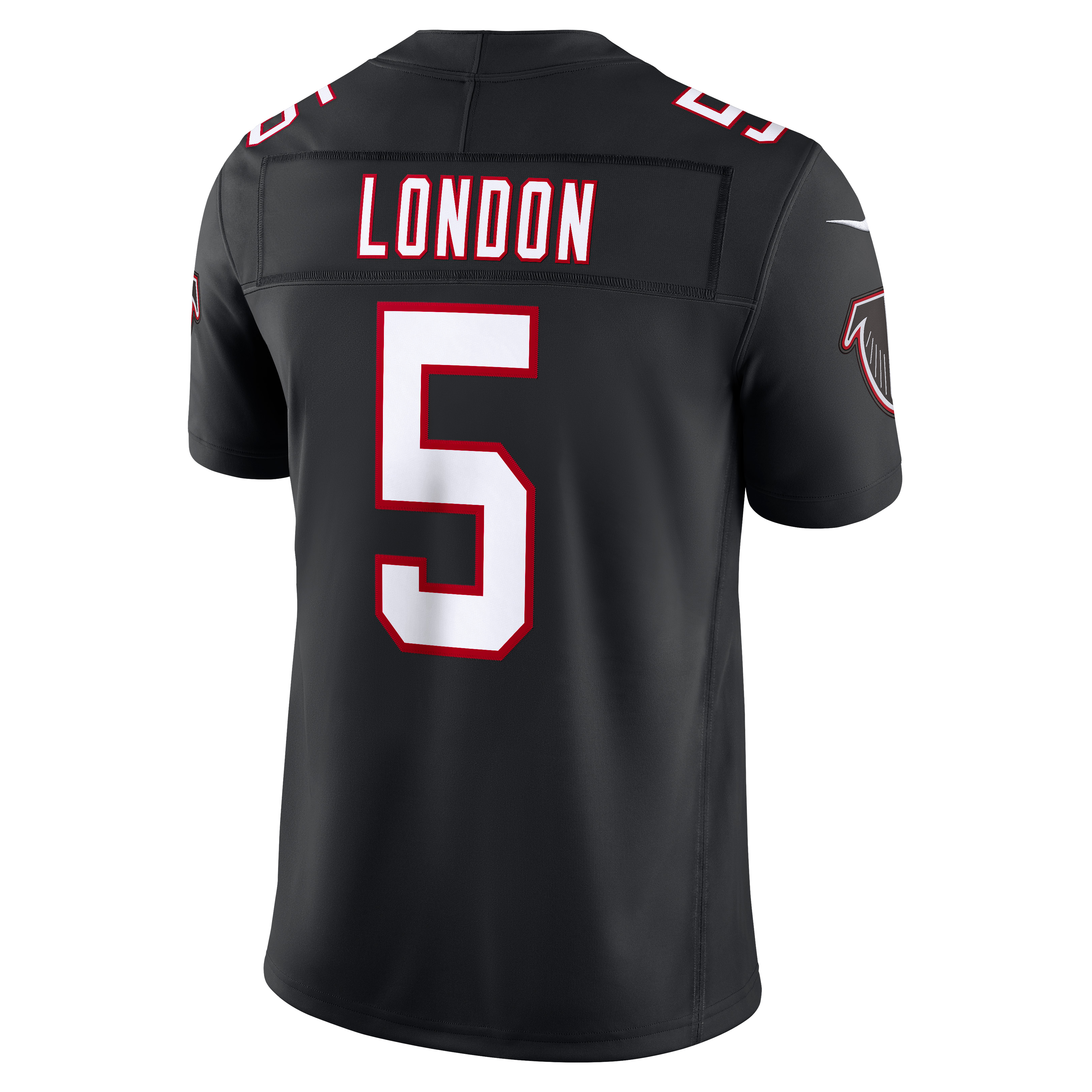 Maillot Nike Drake London rouge Atlanta Falcons Team Vapor F.U.S.E. Stitched Limited pour homme