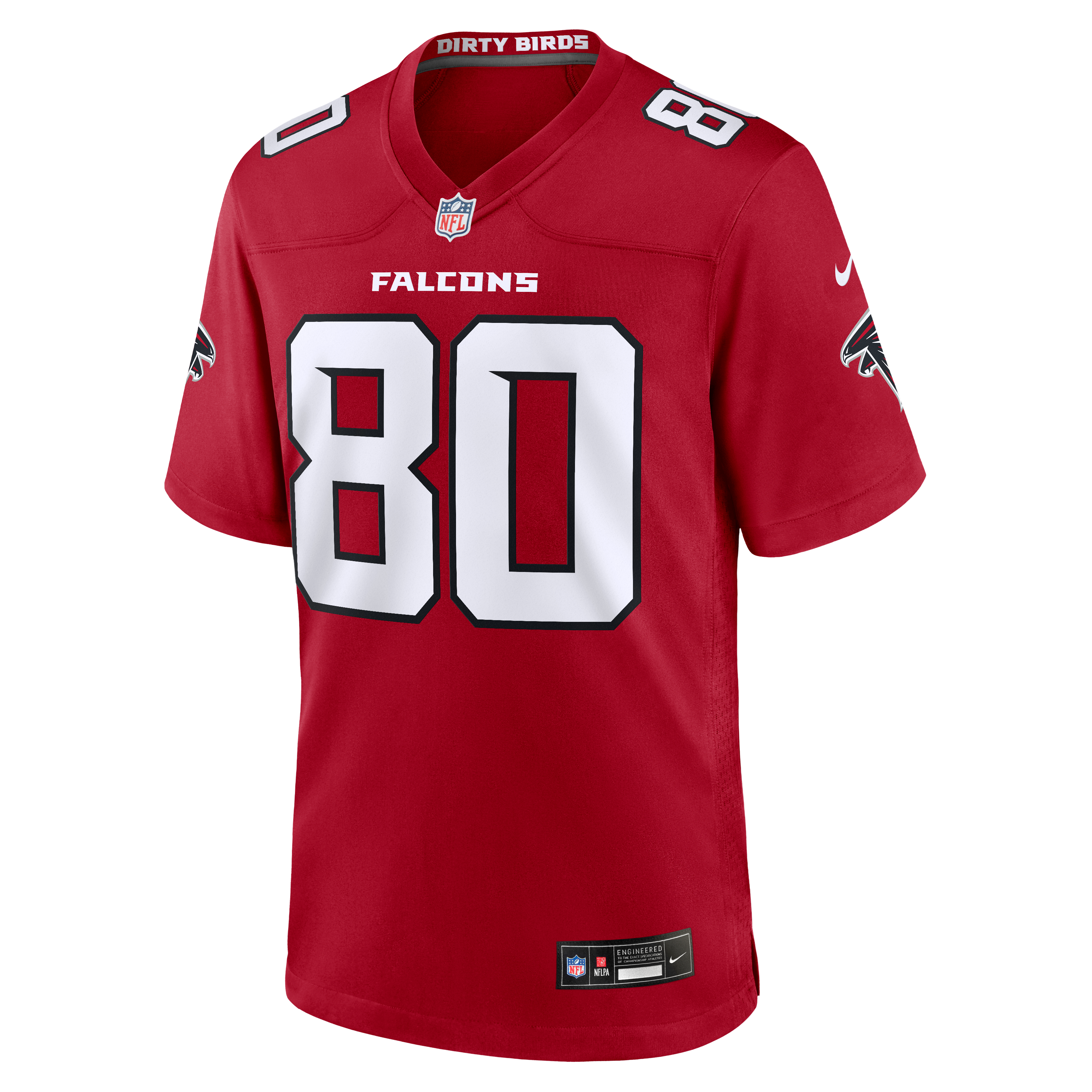 Men's Nike Dylan Drummond Red Atlanta Falcons Team Game Jersey