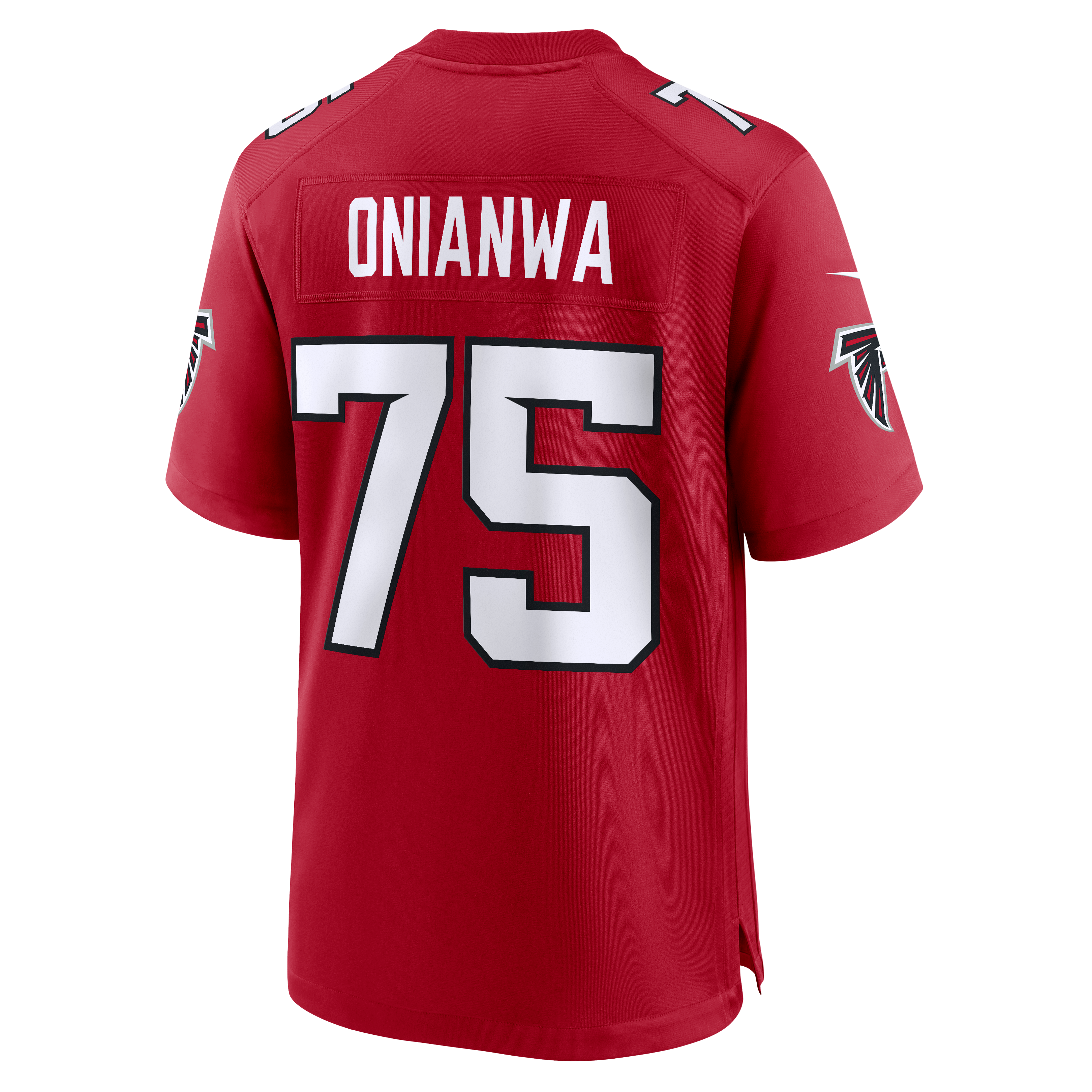 Men's Nike Ethan Onianwa Red Atlanta Falcons Team Game Jersey