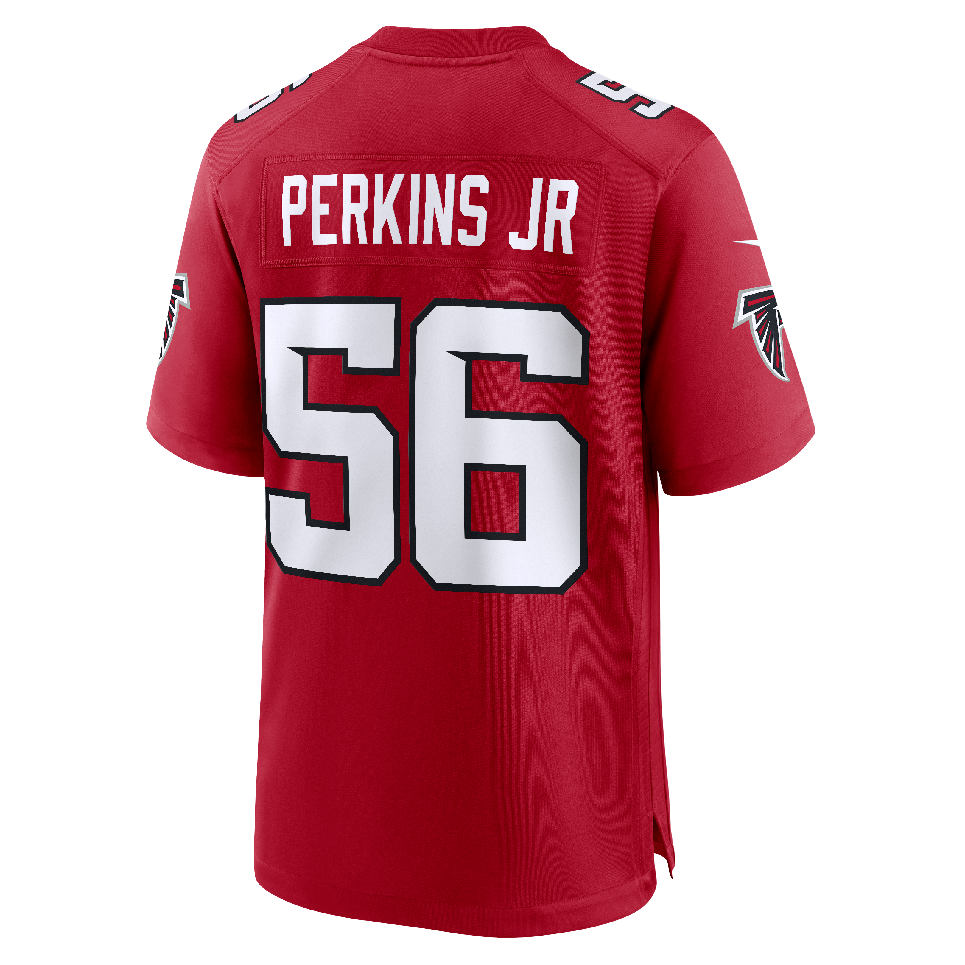 Men's Nike Harold Perkins Jr Red Atlanta Falcons Team Game Jersey