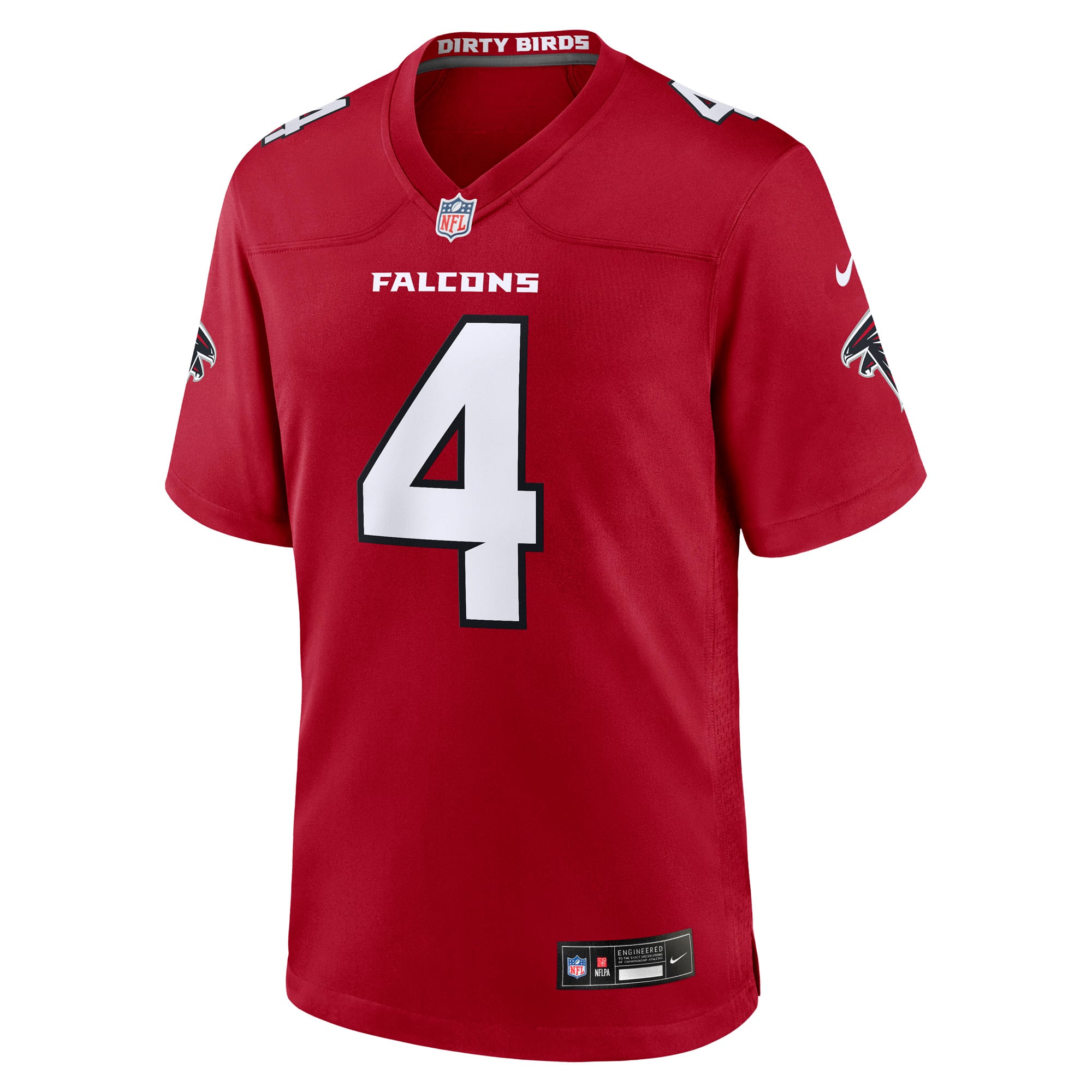 Maillot de match Nike Jahan Dotson rouge des Falcons d'Atlanta pour homme