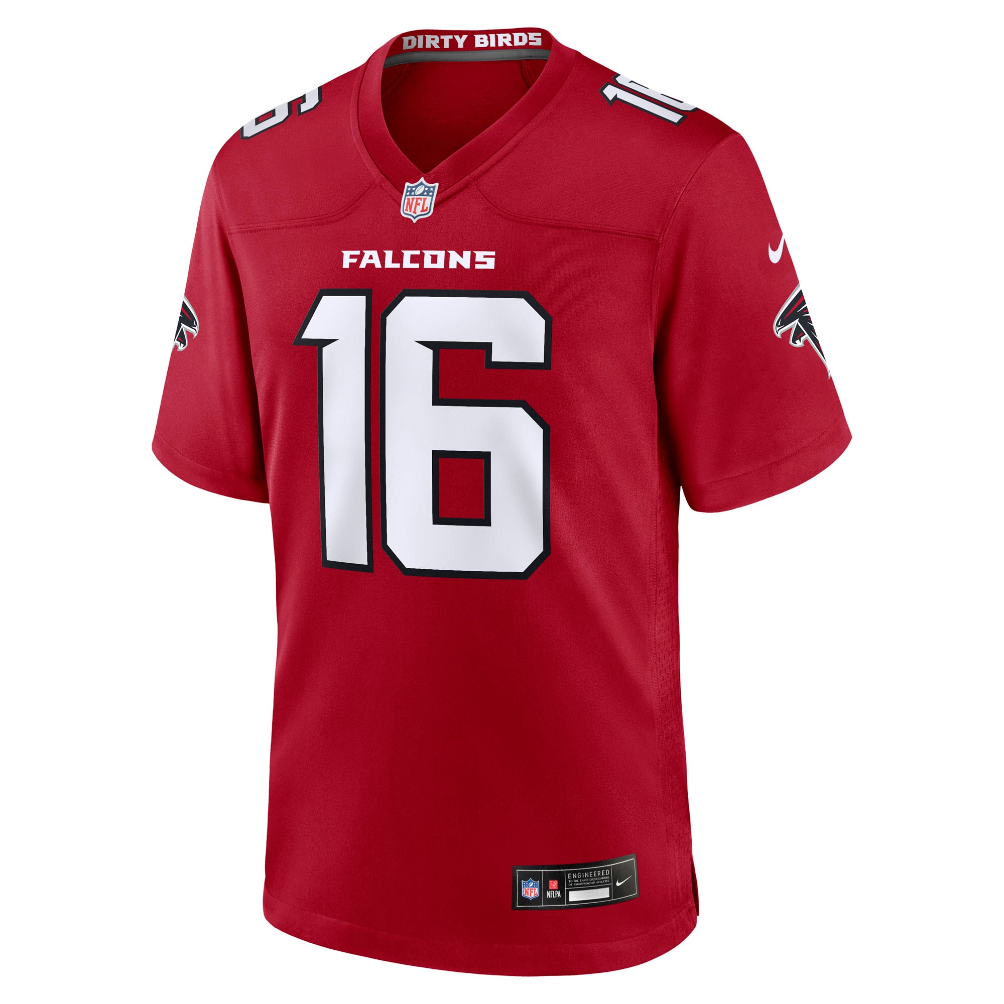 Maillot de match Nike Jake Bailey rouge des Falcons d'Atlanta pour homme