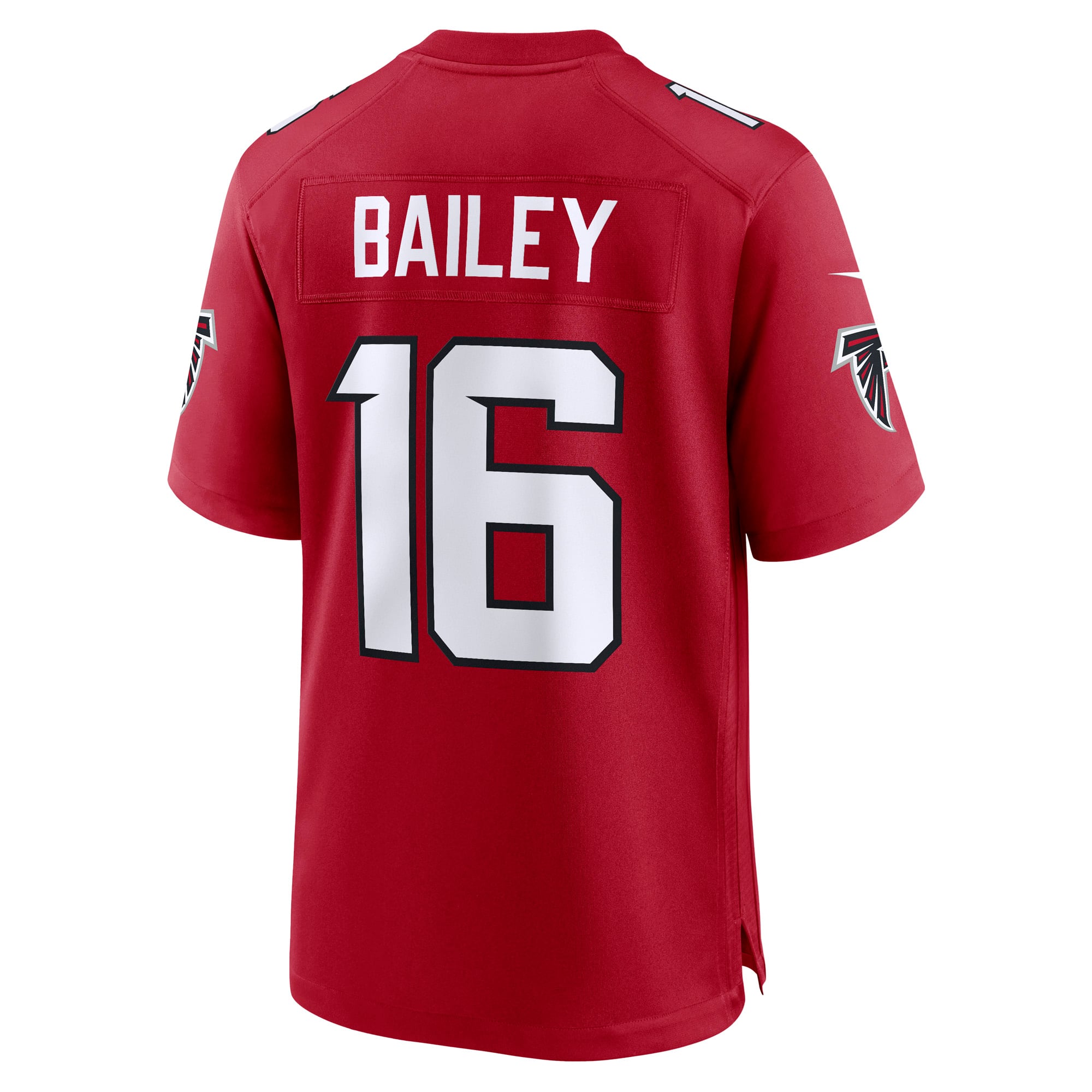 Maillot de match Nike Jake Bailey rouge des Falcons d'Atlanta pour homme