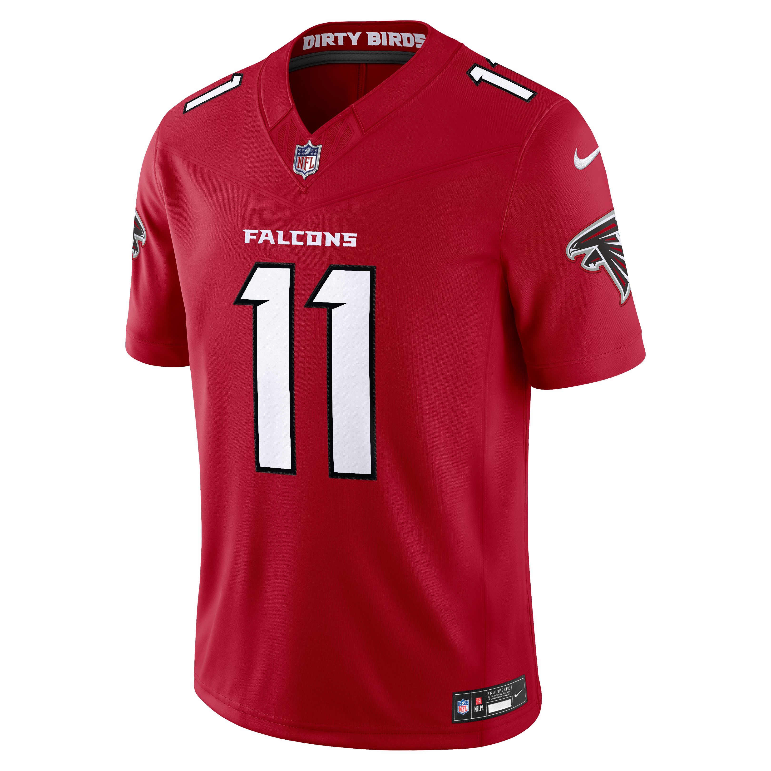 Men's Nike Jalon Walker White Atlanta Falcons Vapor F.U.S.E. Stitched Limited Jersey