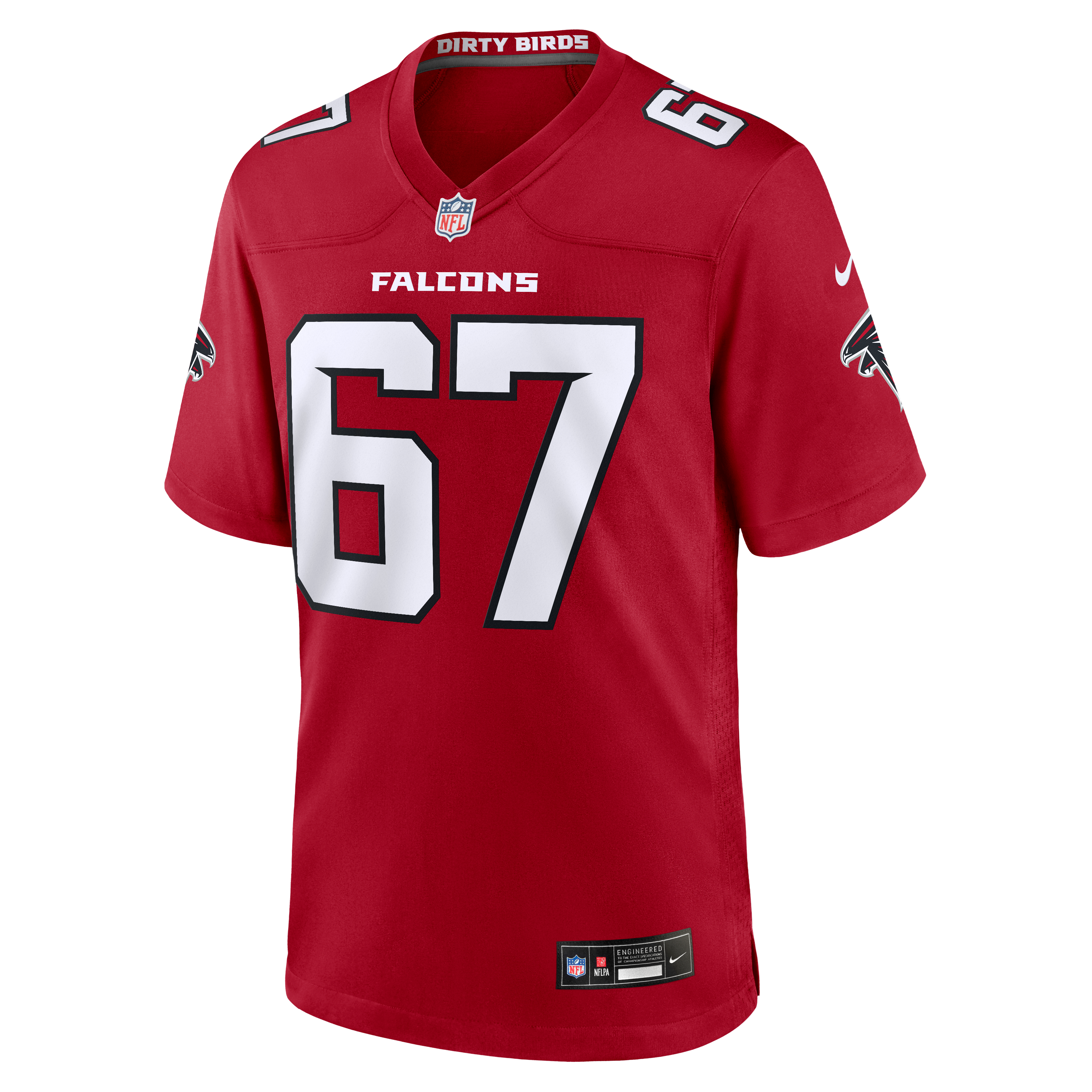 Maillot de match Nike Josh Thompson rouge des Falcons d'Atlanta pour homme