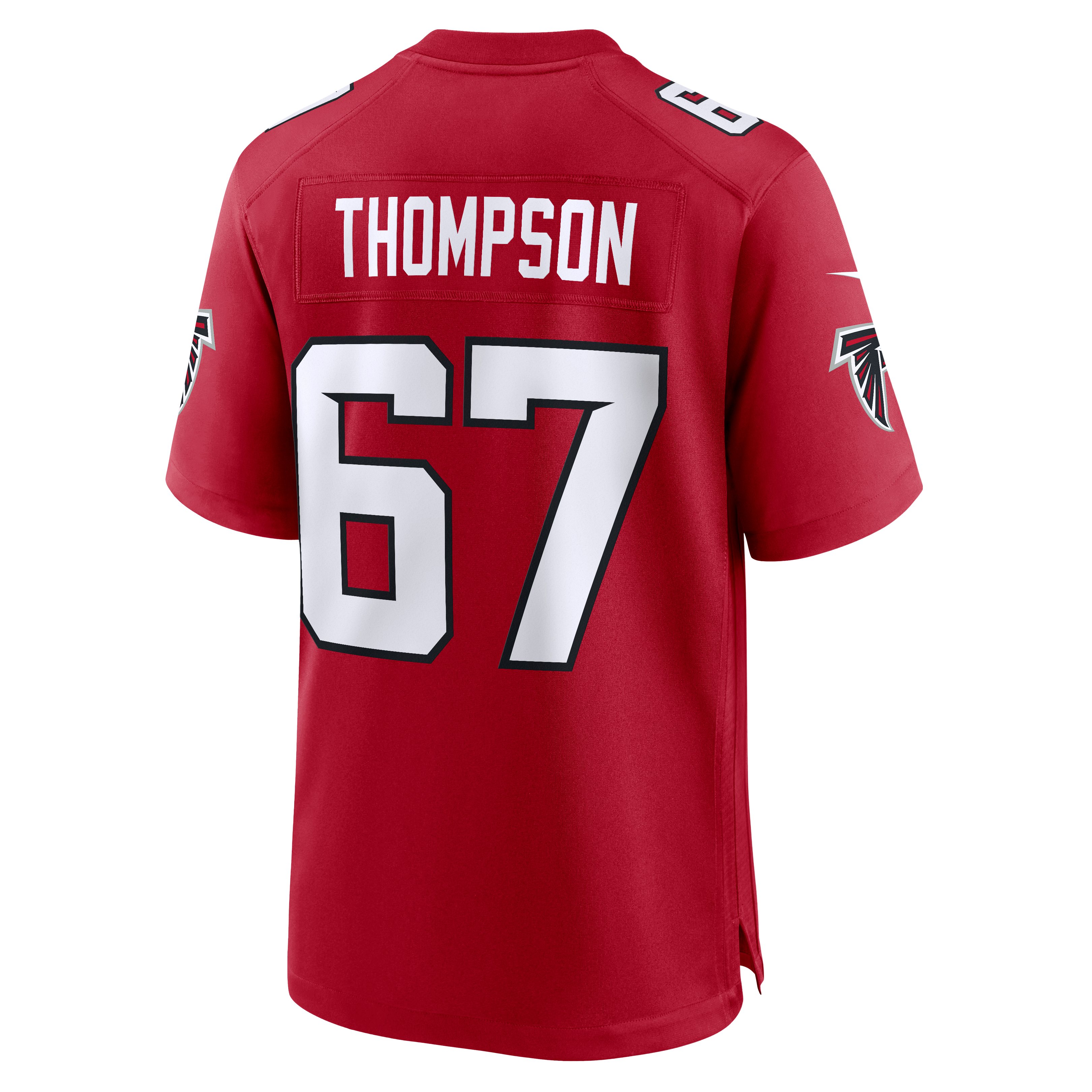 Maillot de match Nike Josh Thompson rouge des Falcons d'Atlanta pour homme