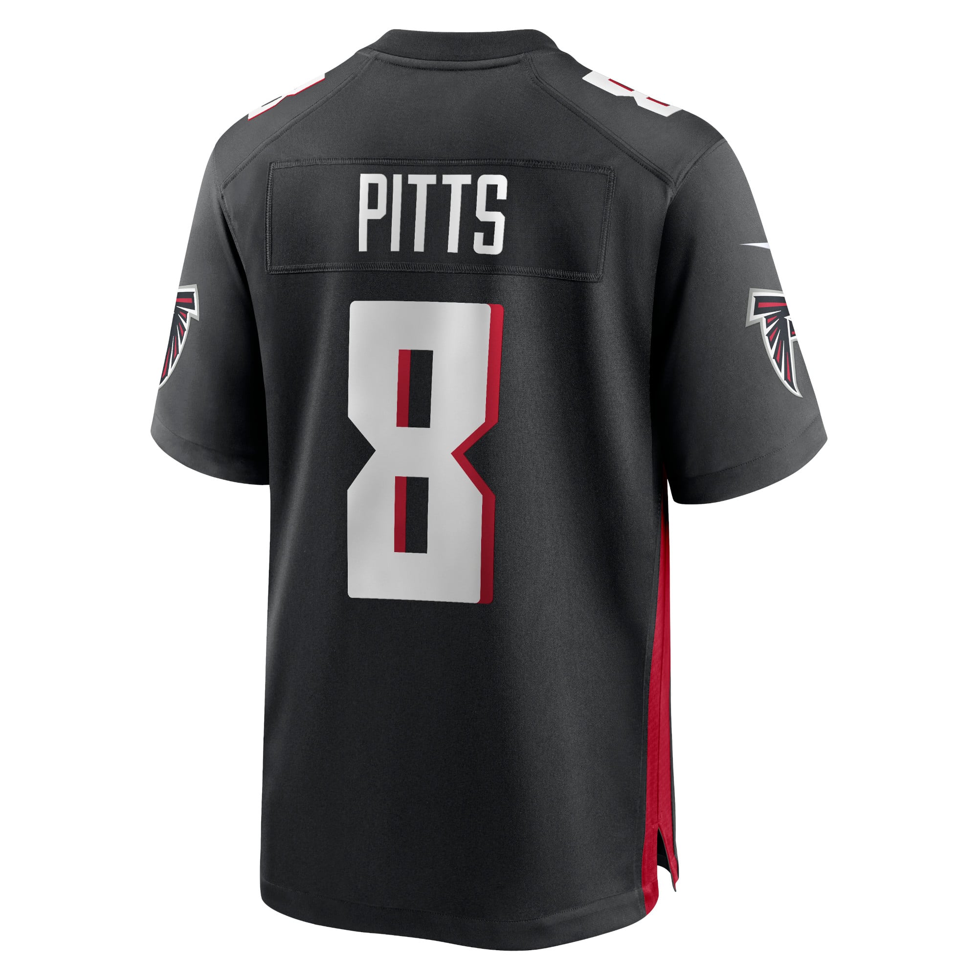 Men's Nike Kyle Pitts Black Atlanta Falcons 2021 NFL Draft First Round Pick Game Jersey
