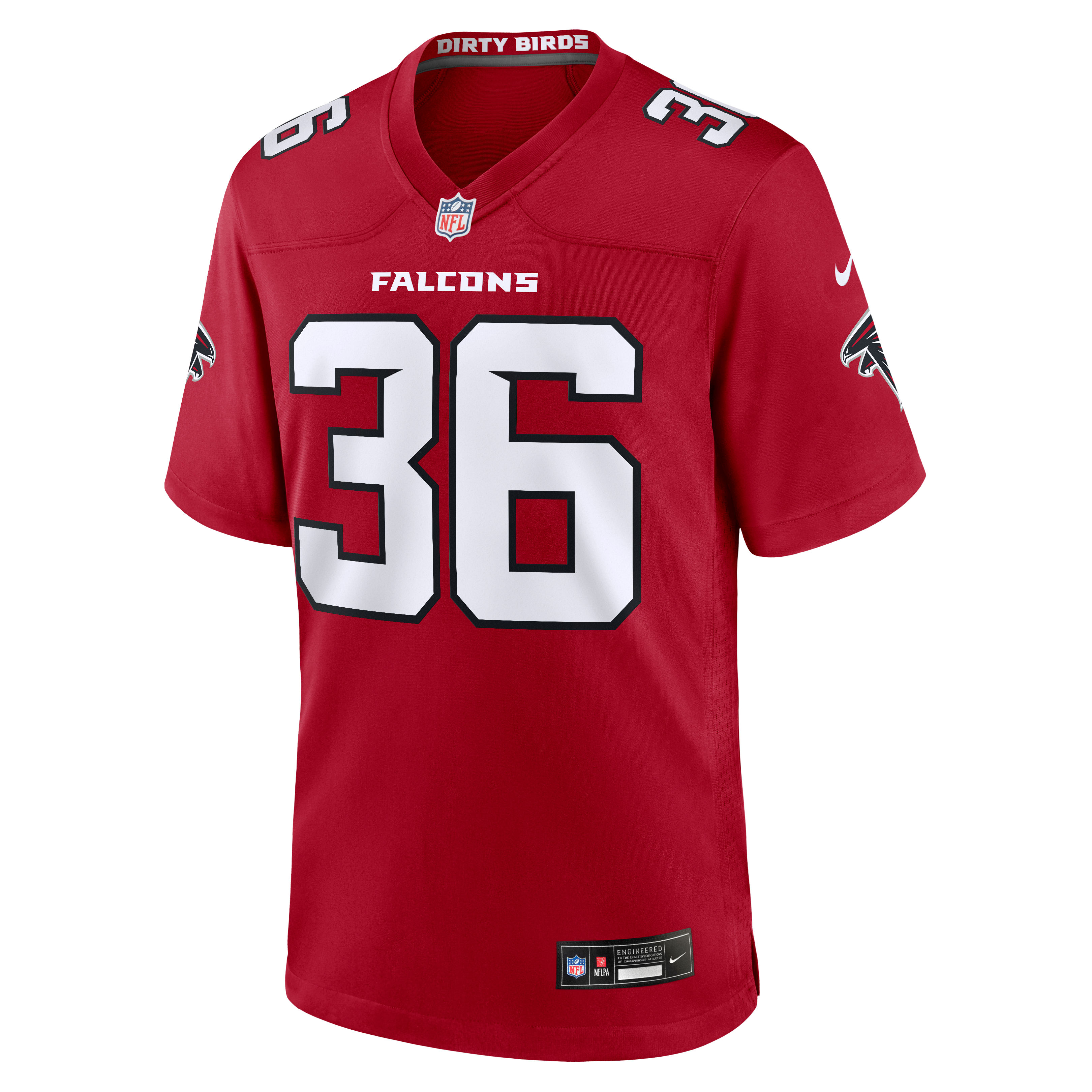Men's Nike Malcolm DeWalt IV Red Atlanta Falcons Team Game Jersey