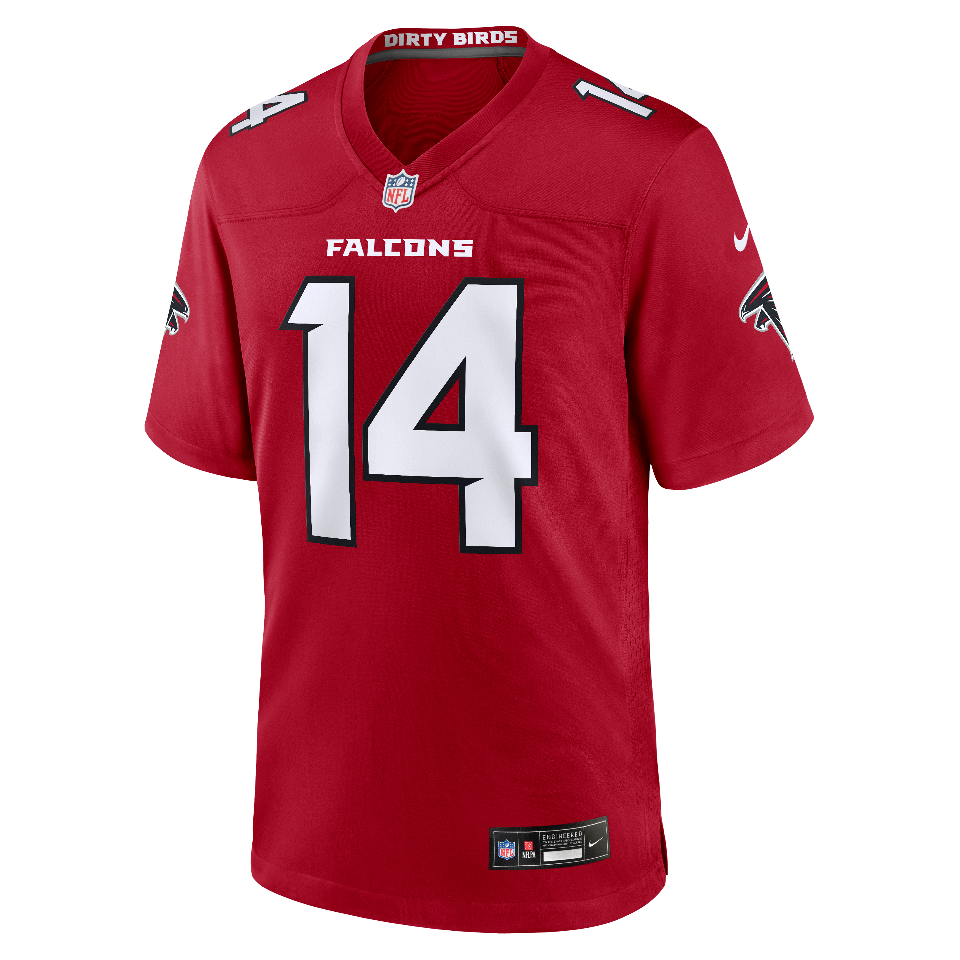 Men's Nike Olamide Zaccheaus Red Atlanta Falcons Team Game Jersey