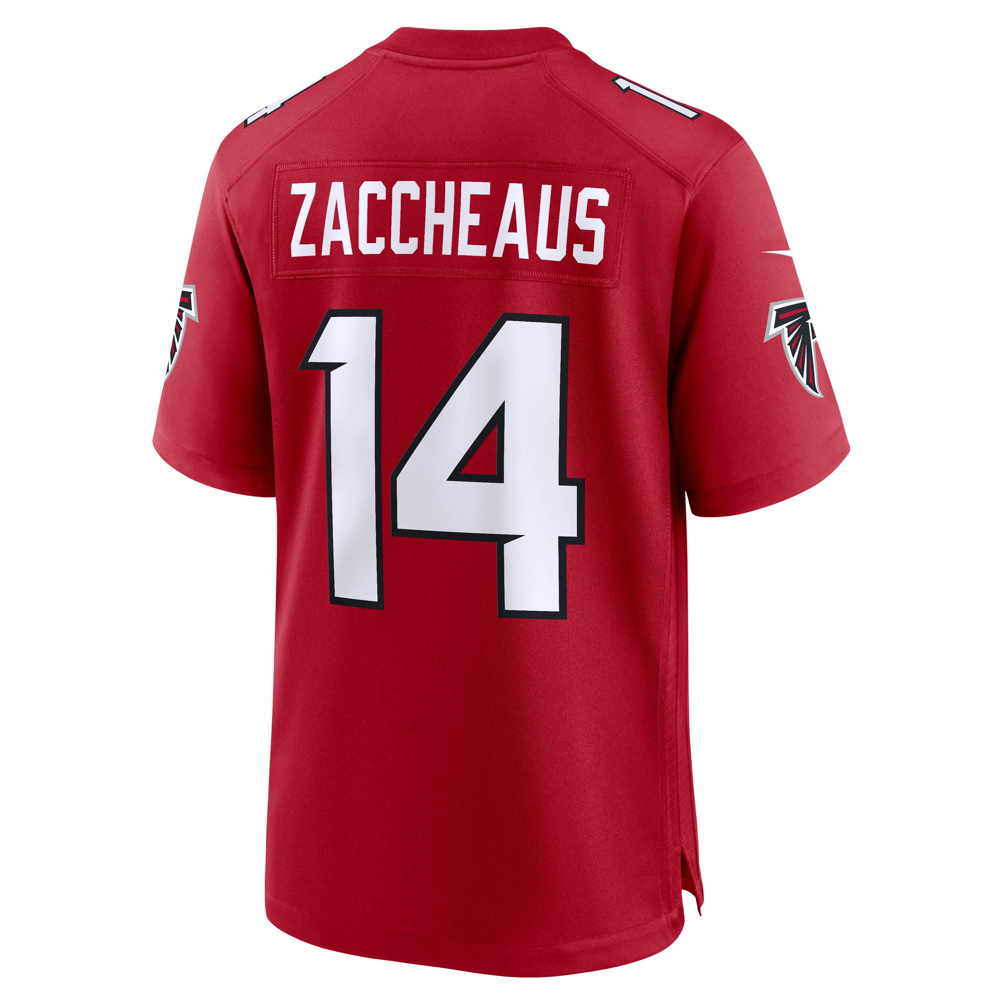 Men's Nike Olamide Zaccheaus Red Atlanta Falcons Team Game Jersey