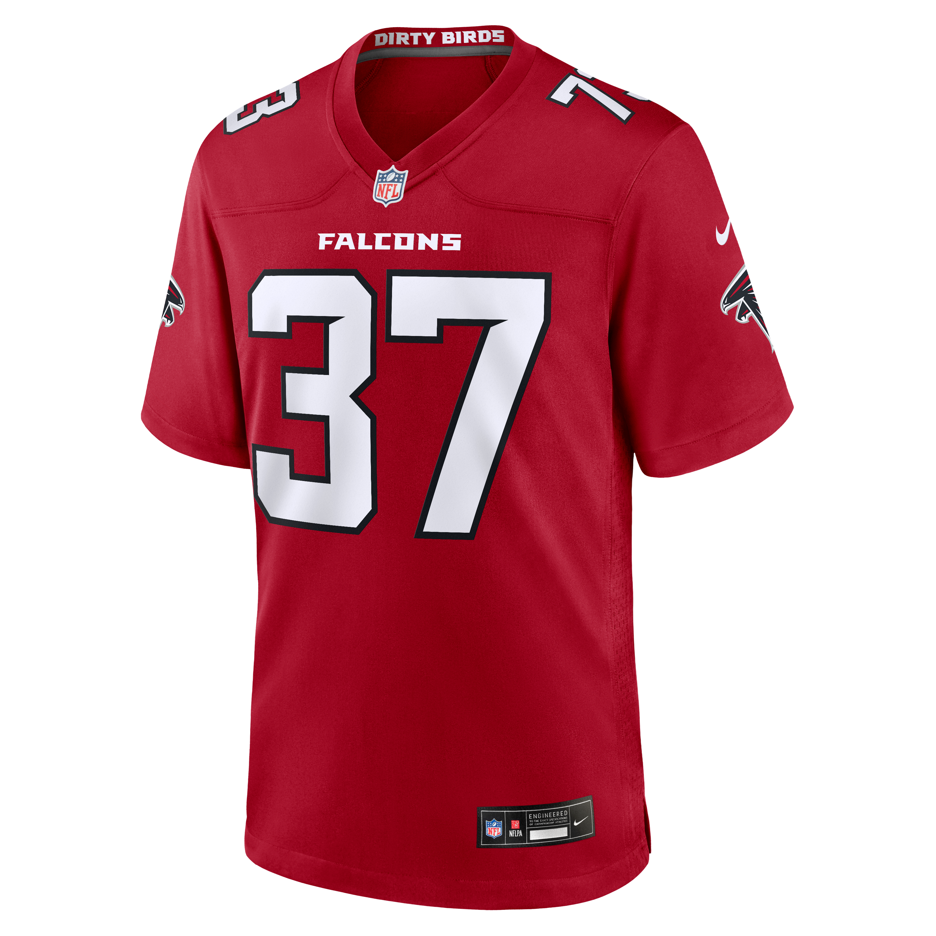 Maillot de match Nike Robert Longerbeam rouge des Falcons d'Atlanta pour homme