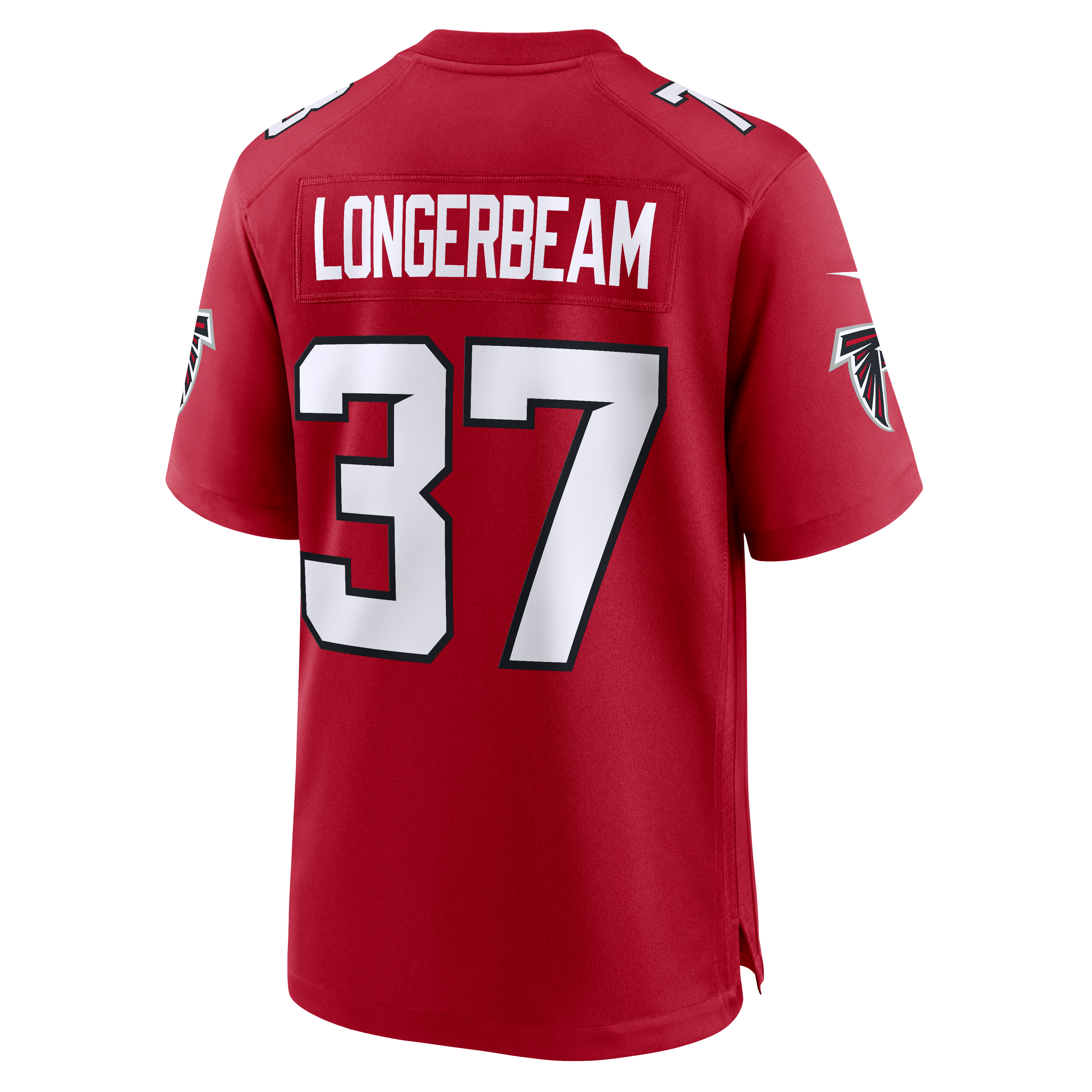 Maillot de match Nike Robert Longerbeam rouge des Falcons d'Atlanta pour homme