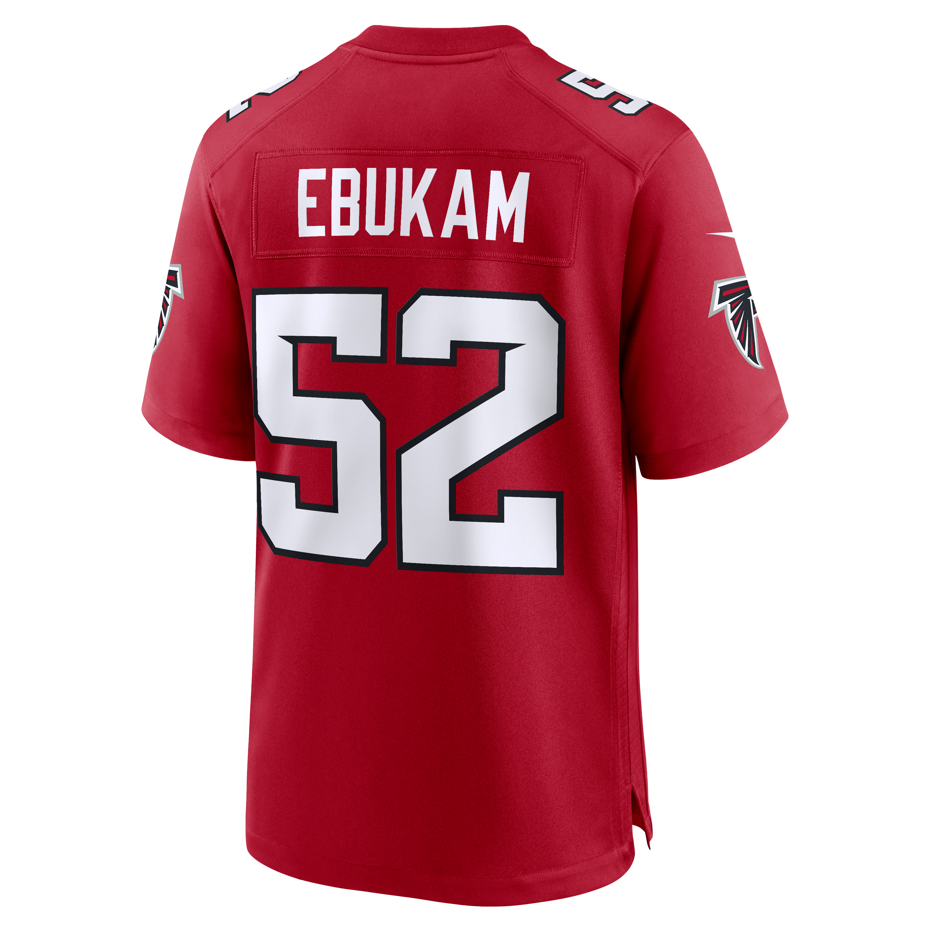 Men's Nike Samson Ebukam Red Atlanta Falcons Team Game Jersey