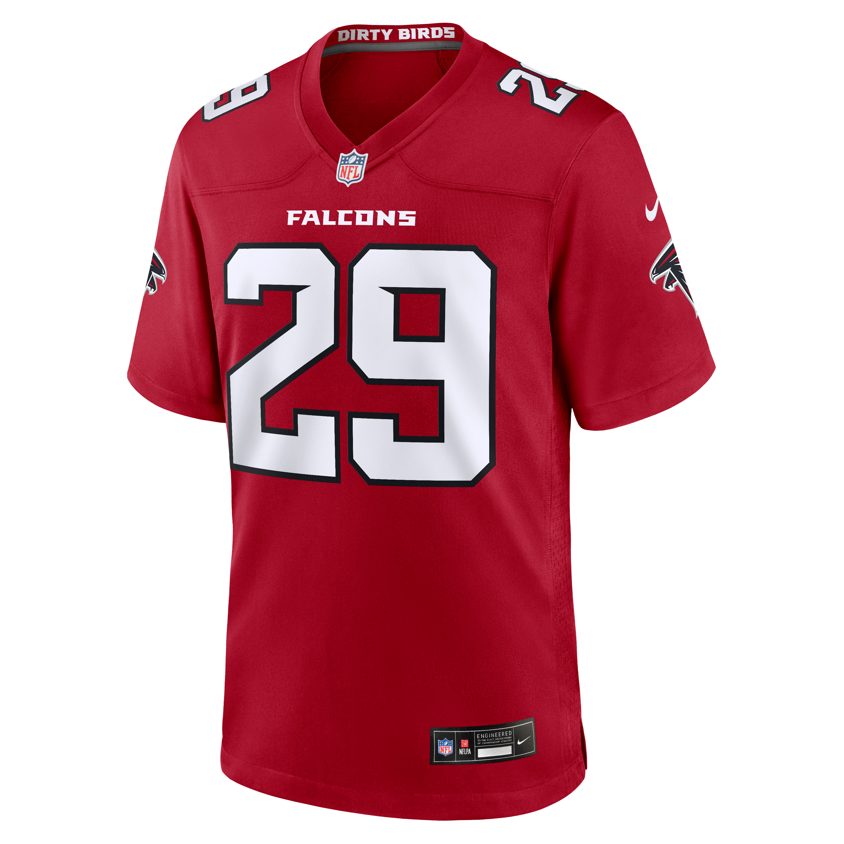 Men's Nike Sydney Brown Red Atlanta Falcons Team Game Jersey