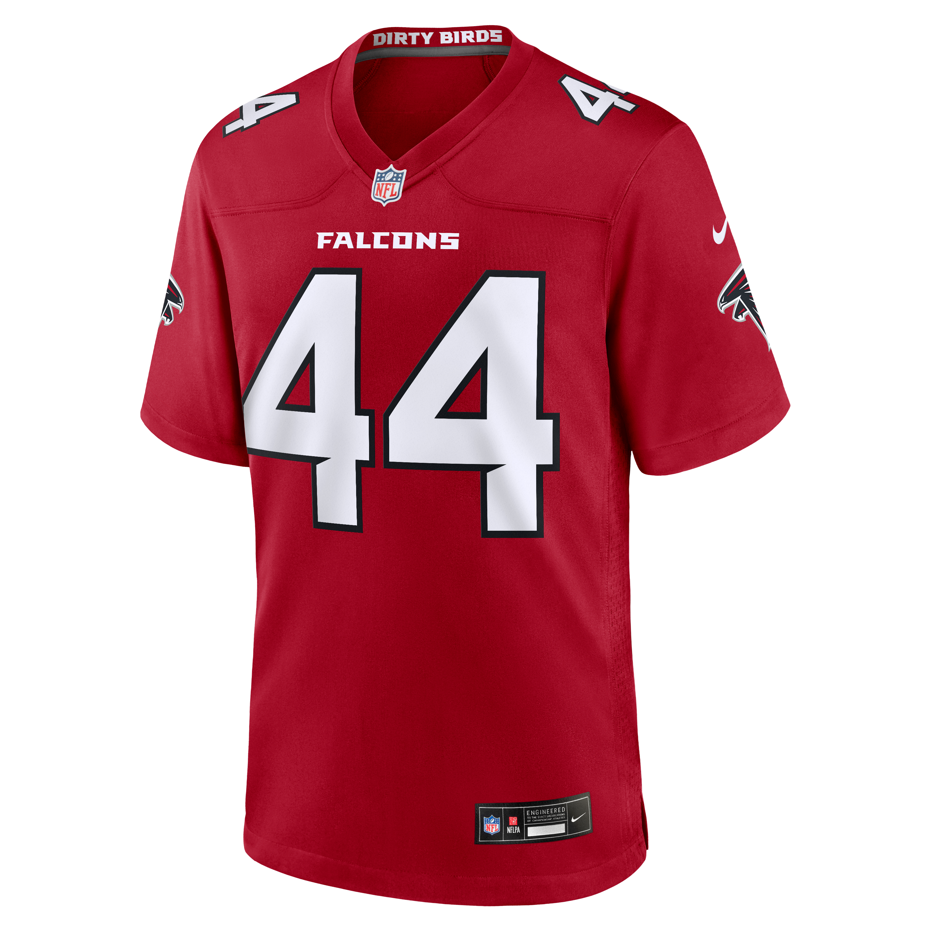 Men's Nike Trey Sermon Red Atlanta Falcons Team Game Jersey