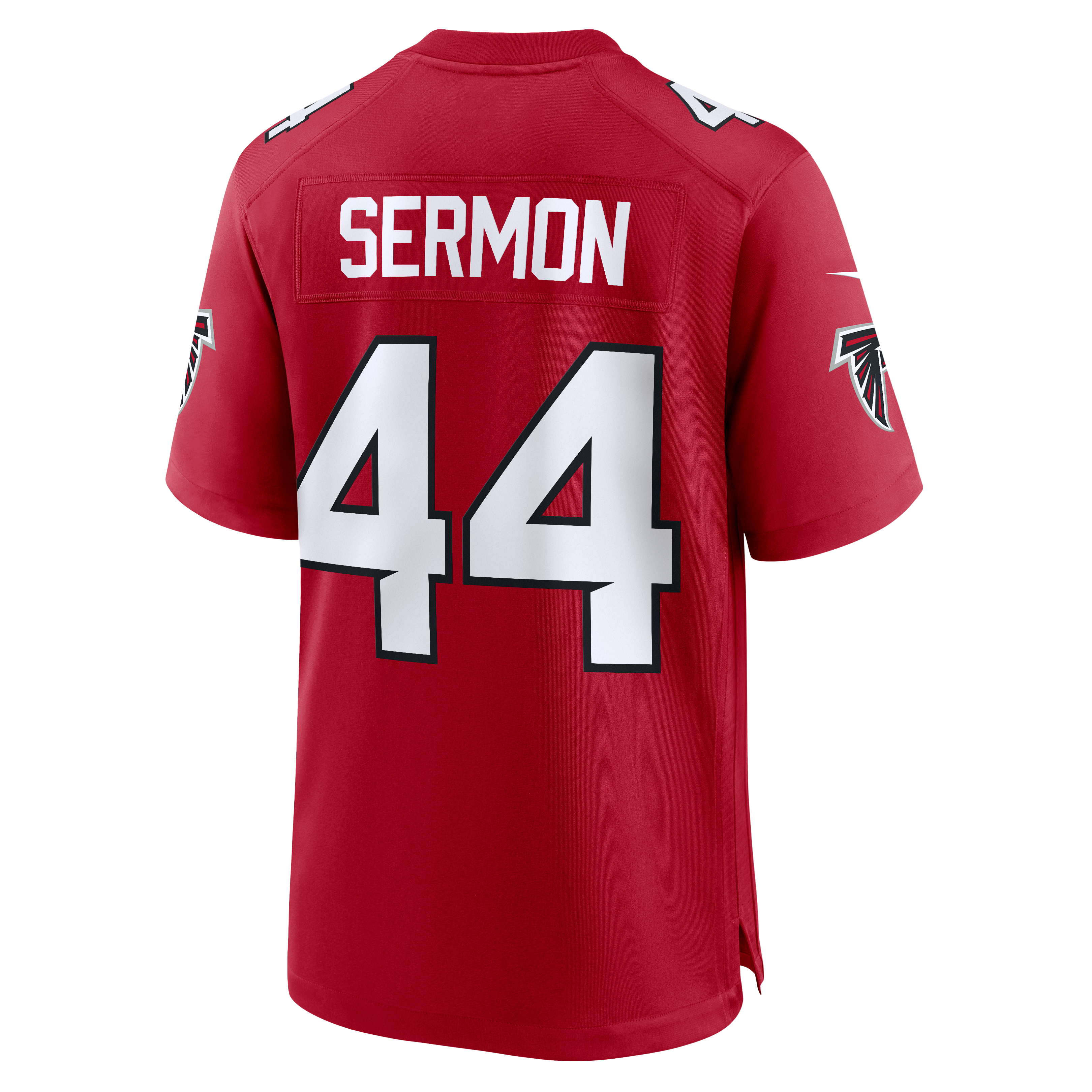 Men's Nike Trey Sermon Red Atlanta Falcons Team Game Jersey