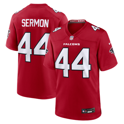 Trey Sermon Atlanta Falcons Nike Team Game Jersey - Red