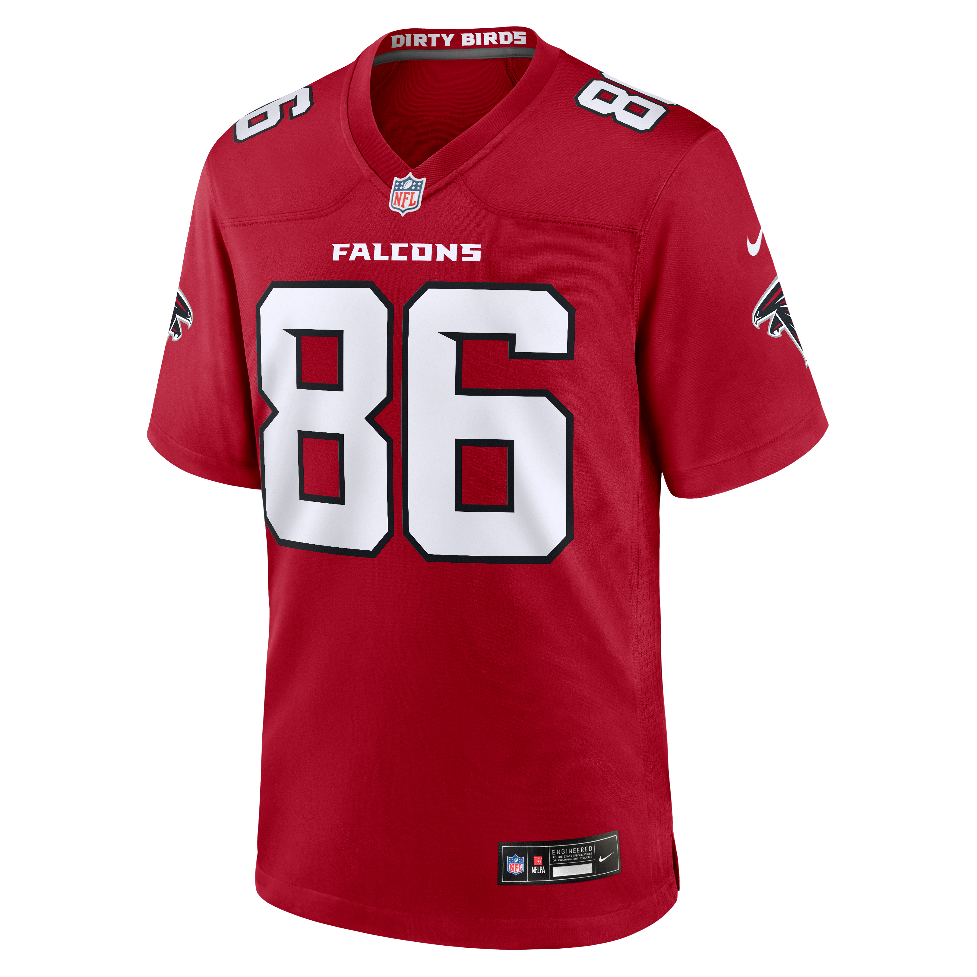 Men's Nike Vinny Anthony II Red Atlanta Falcons Team Game Jersey