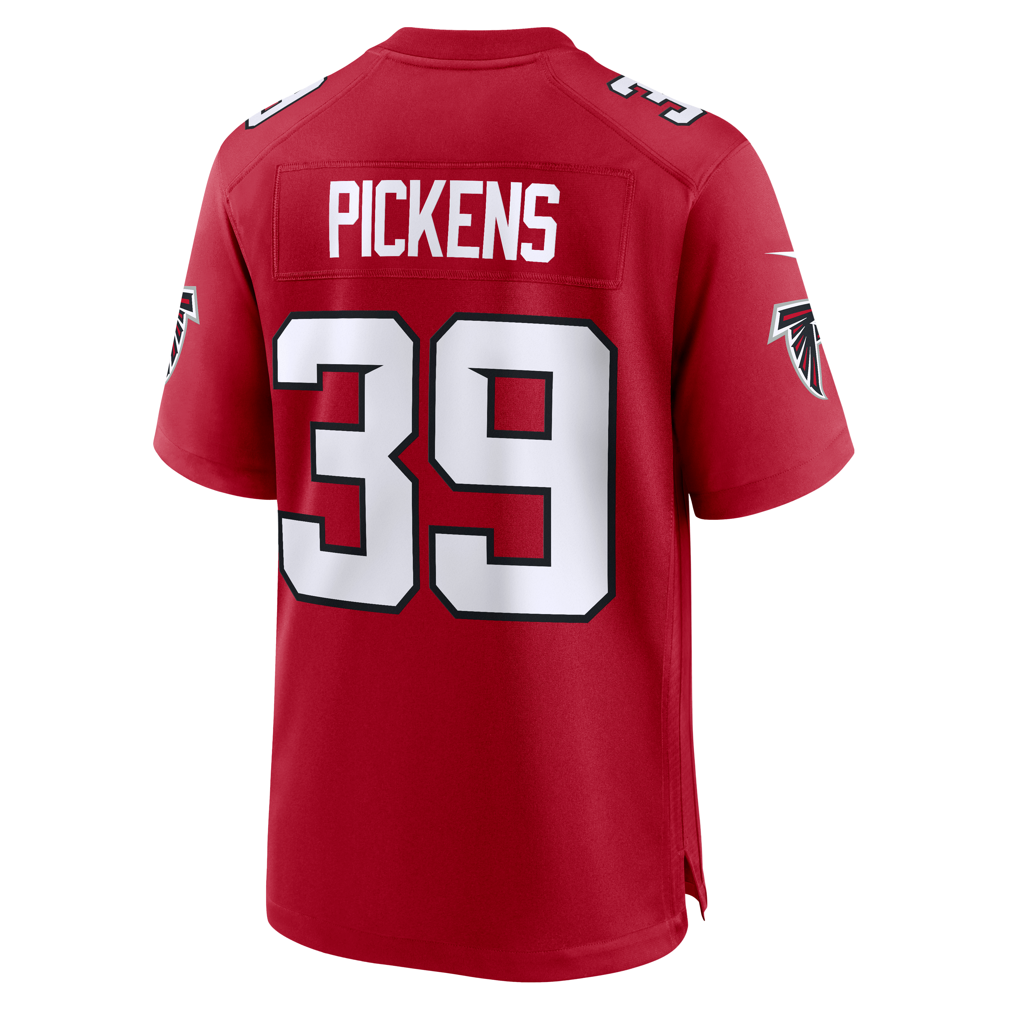 Men's Nike Zacch Pickens Red Atlanta Falcons Team Game Jersey