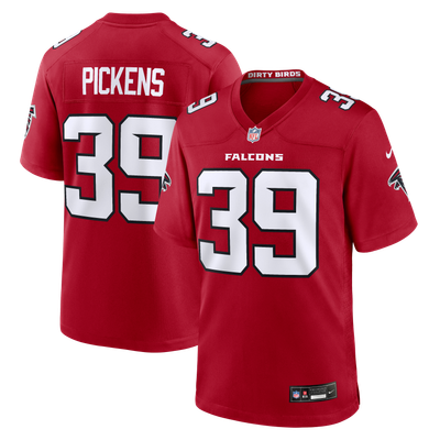 Zacch Pickens Atlanta Falcons Nike Team Game Jersey - Red