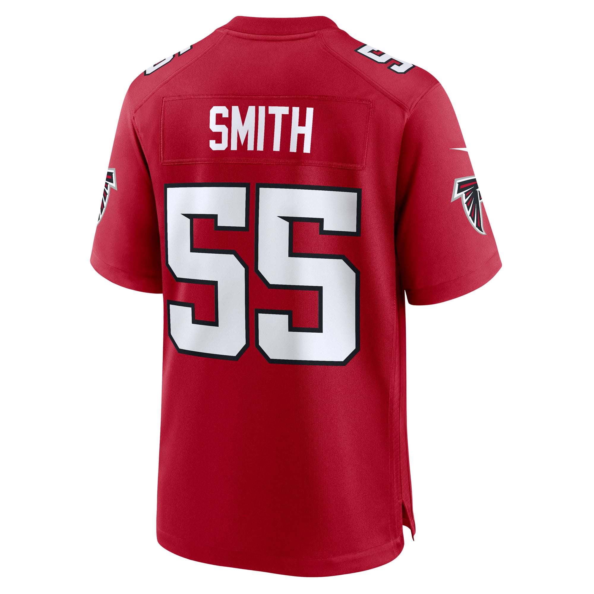 Maillot de match Nike Za'Darius Smith rouge des Falcons d'Atlanta pour homme