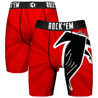  Atlanta Falcons Rock Em Throwback Swirl Boxer Briefs - Black