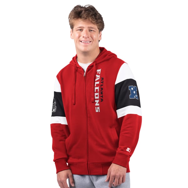 Atlanta Falcons Starter Extreme Full-Zip Hoodie - Red