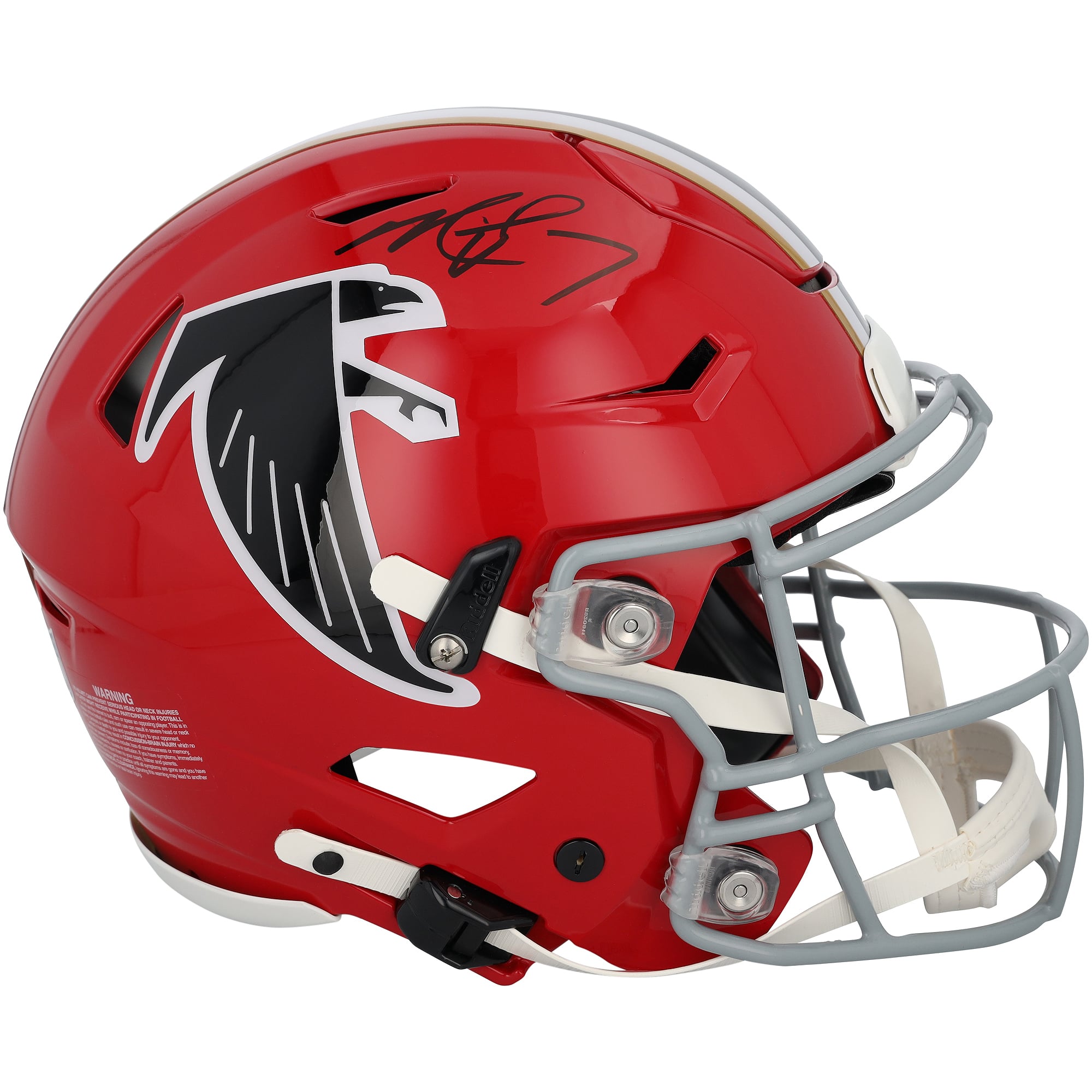 Michael Vick Atlanta Falcons Autographed Riddell 1966-1969 Throwback Speed Flex Authentic Helmet
