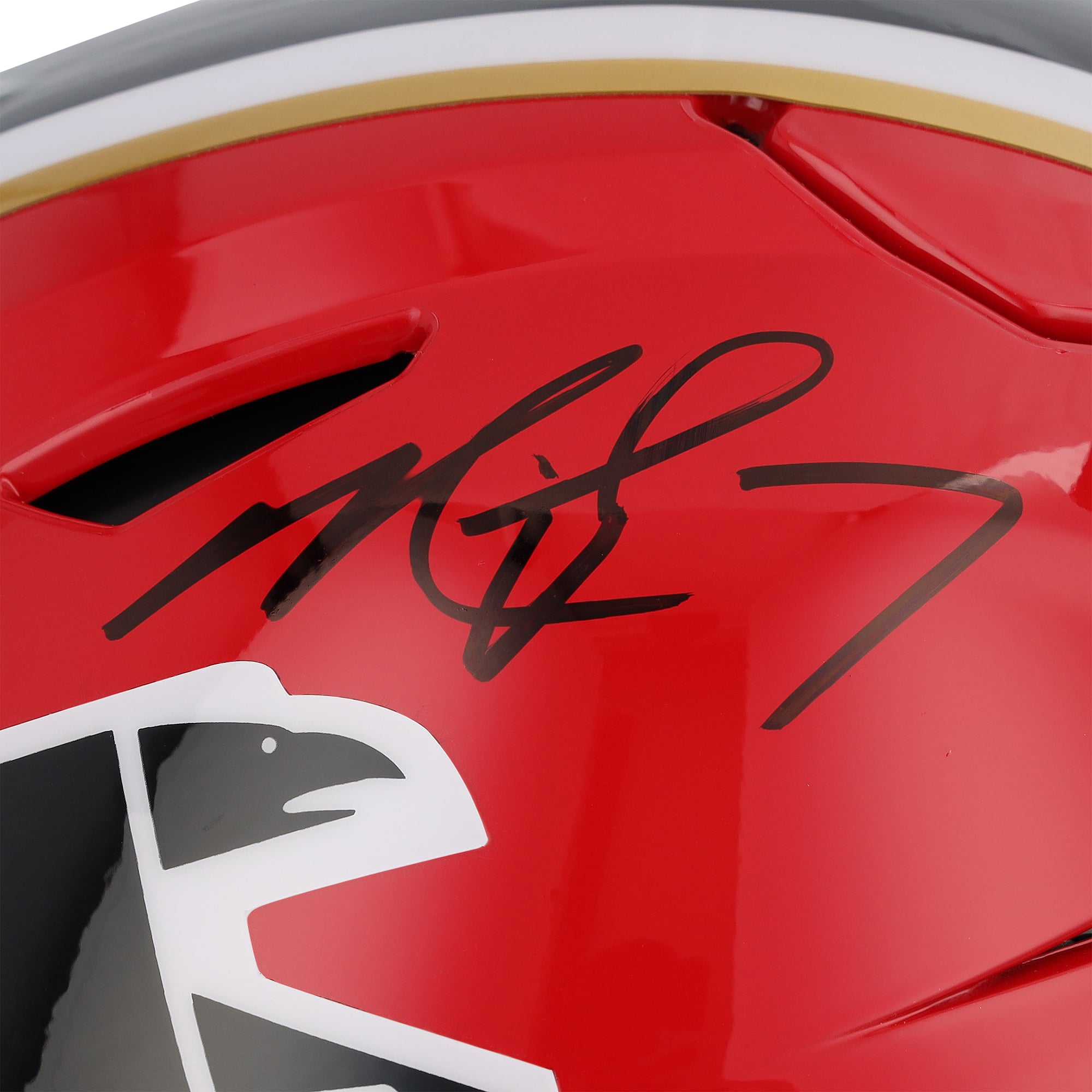Michael Vick Atlanta Falcons Autographed Riddell 1966-1969 Throwback Speed Flex Authentic Helmet