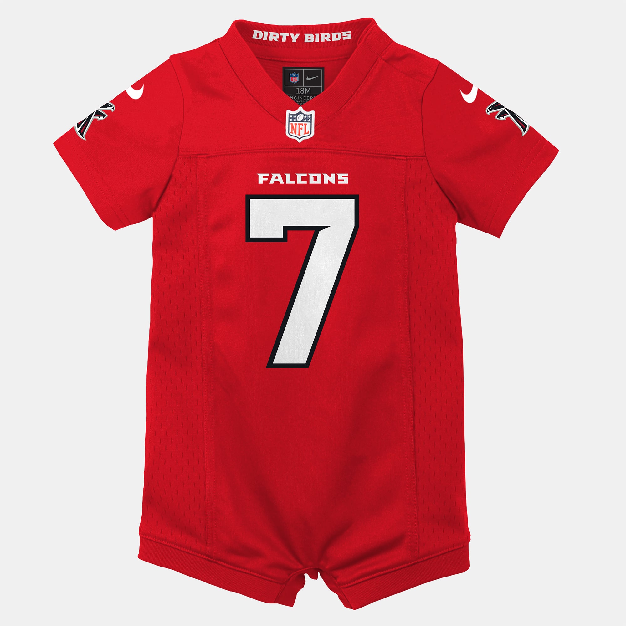 Combinaison Nike Bijan Robinson rouge des Falcons d'Atlanta pour nouveau-né