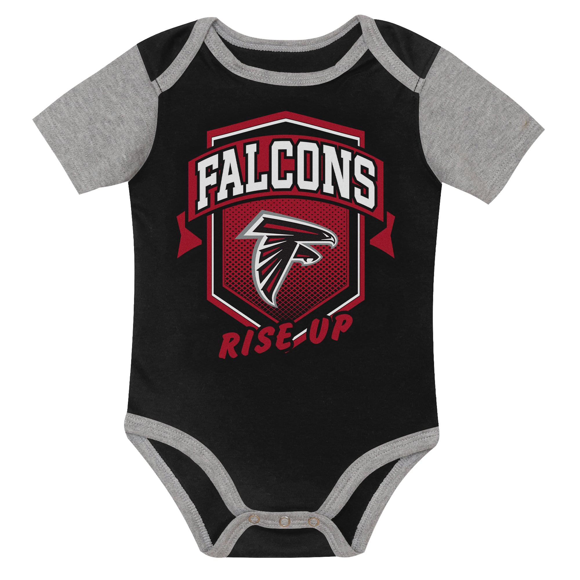 Newborn Outerstuff Atlanta Falcons First Round Pick Three-Piece Bodysuit Set