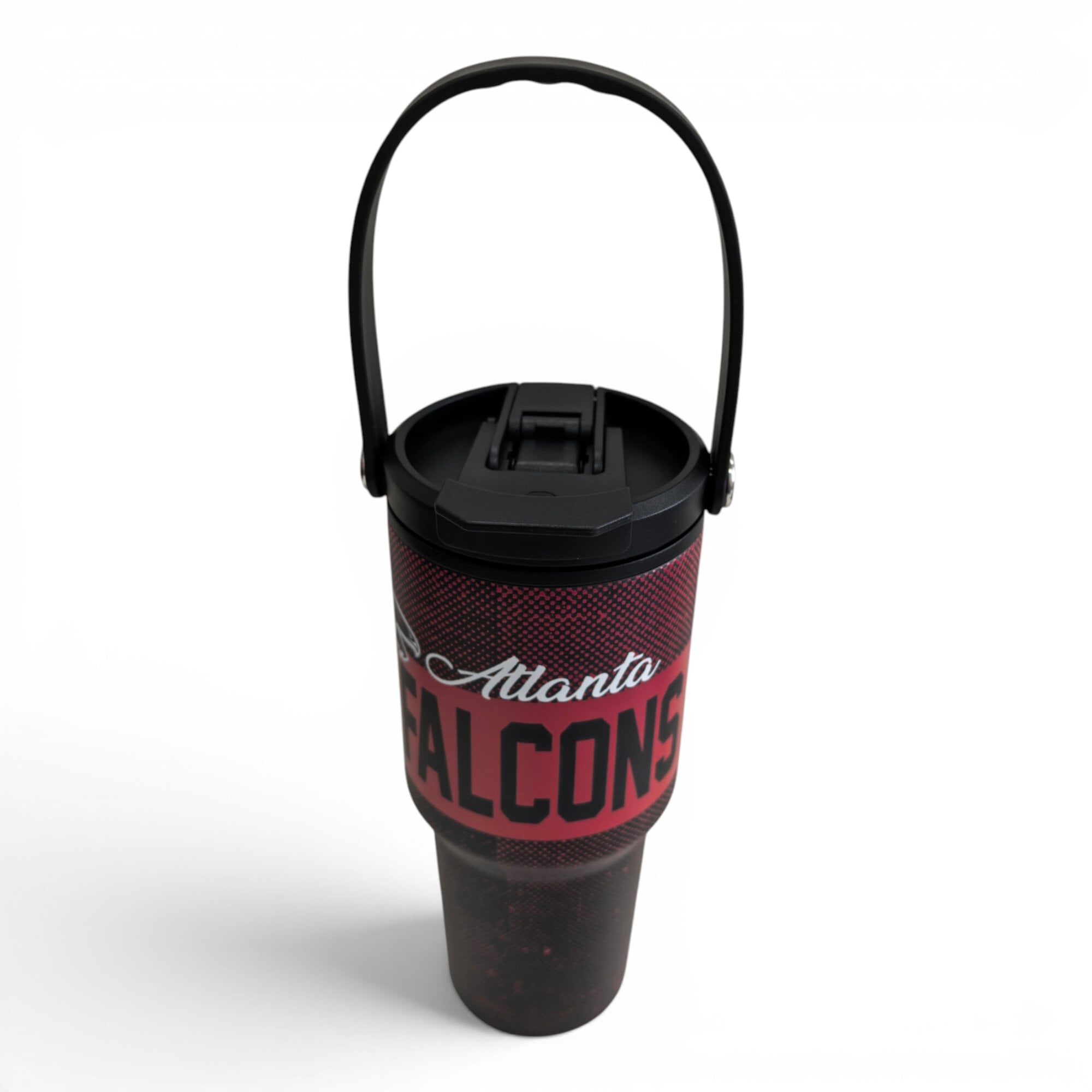Pegasus Atlanta Falcons 24oz. Speckled Gradient Stainless Steel Dual Top Water Bottle